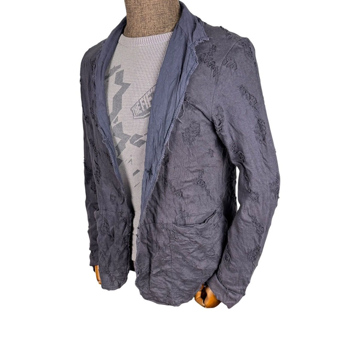 If Six Was Nine ☀️HIBECK JAPAN DISTRESS CARDIGAN LIKE NUMBER NINE Size US M / EU 48-50 / 2 - 3 Thumbnail