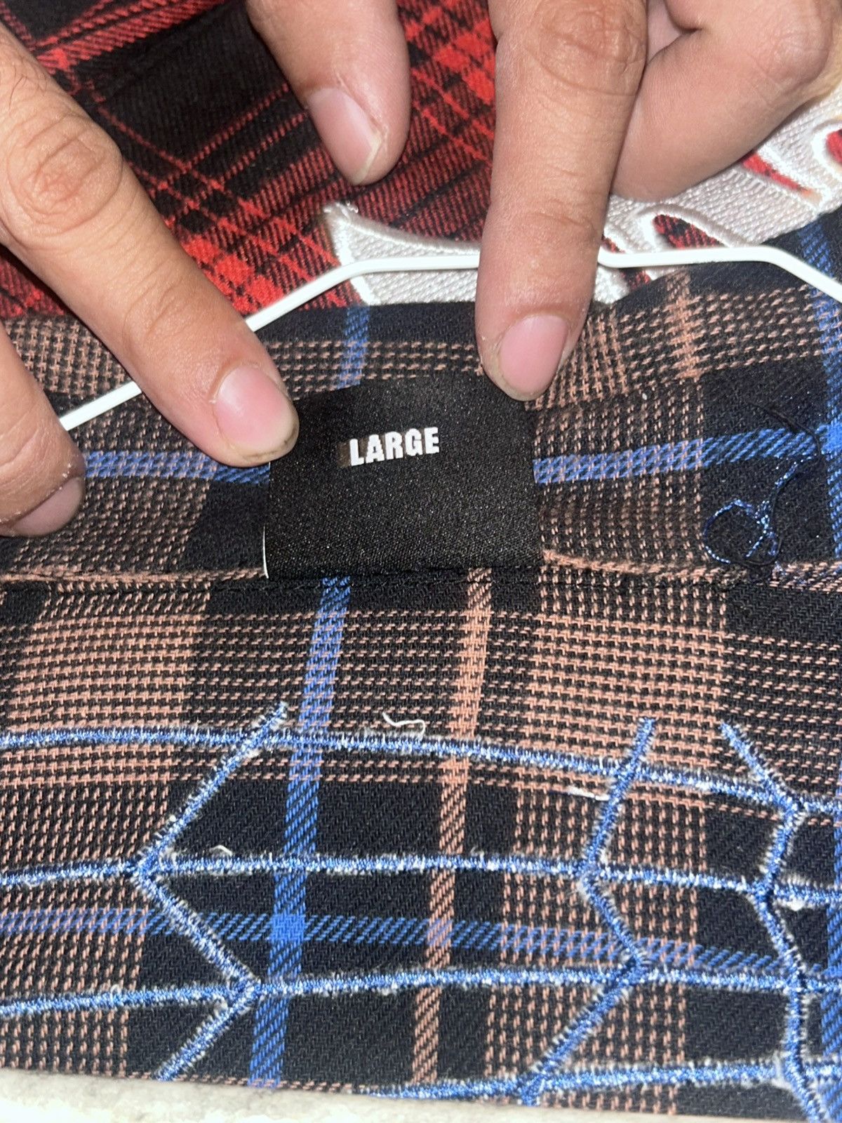 Revenge Spider Web Flannel Size US L / EU 52-54 / 3 - 3 Thumbnail