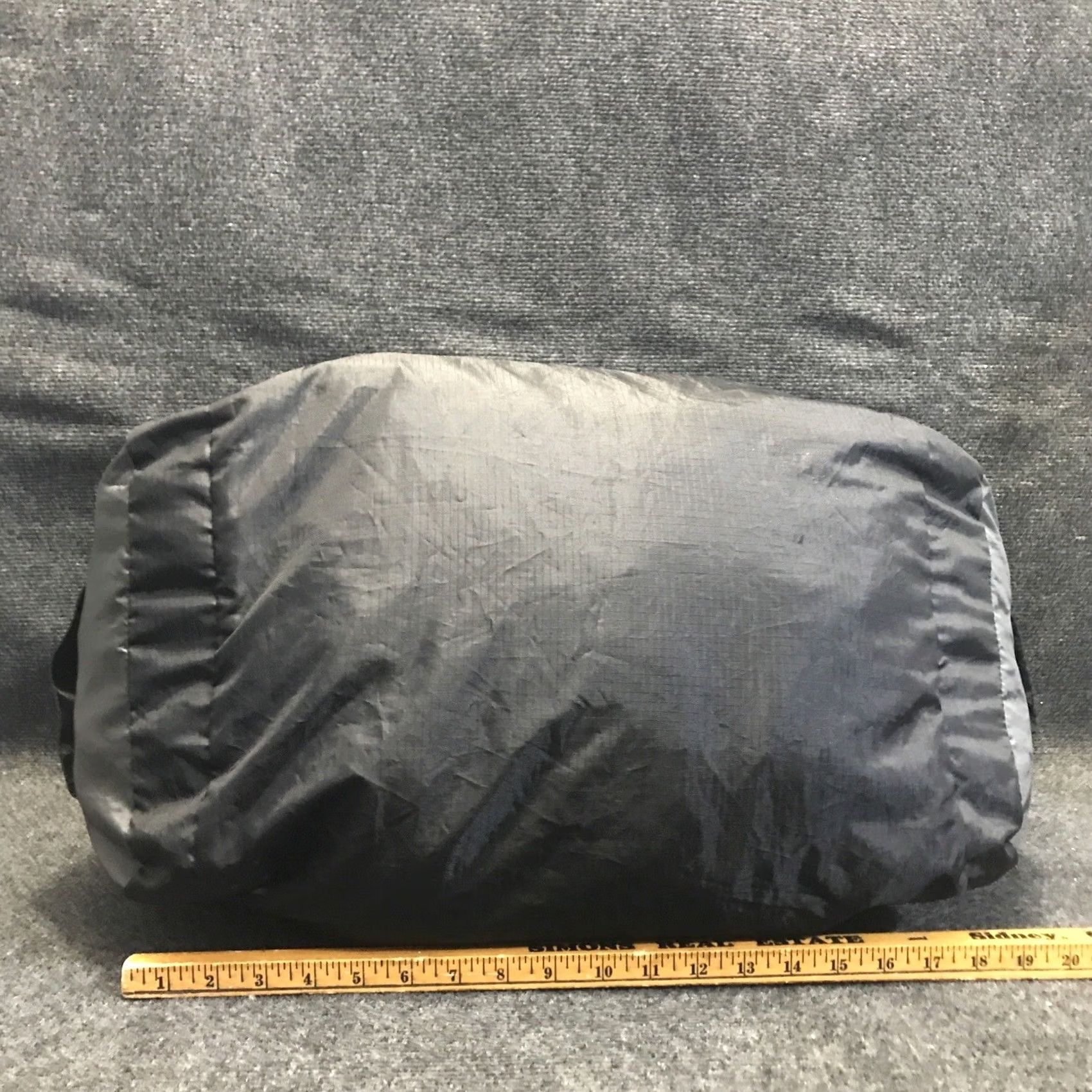 Eddie Bauer Eddie Bauer Rippack Duffle Bag Lightweight Packable Black Neon Green 063-0513 Size 40 - 5 Thumbnail