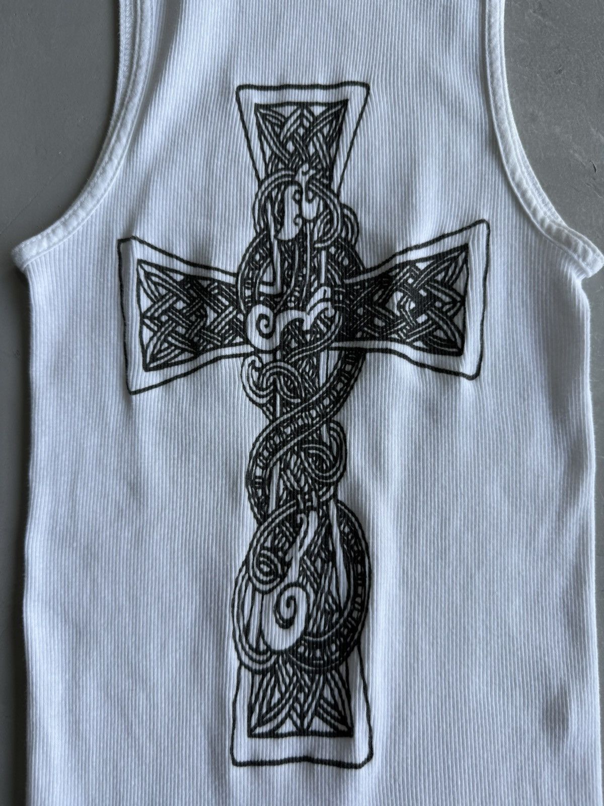 Chrome Hearts Rare 90s - Cross Logo T-Bar Tanktop Size M / US 6-8 / IT 42-44 - 4 Thumbnail