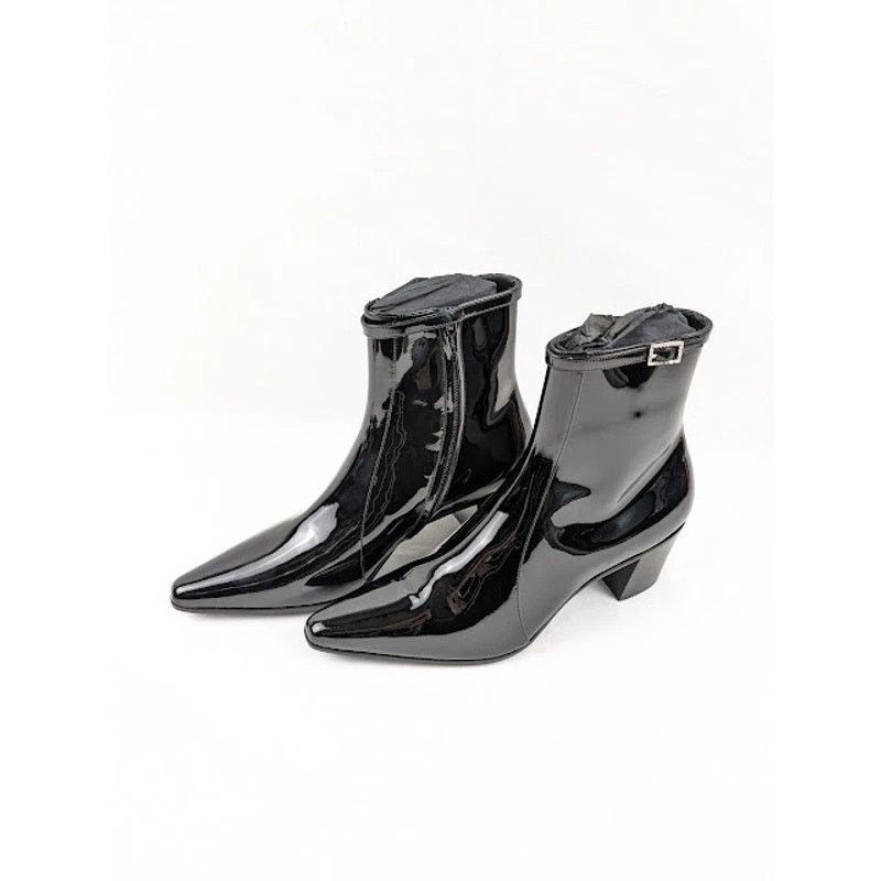 Saint Laurent Paris o1rshd1 Q:2 / Arsun 70 Zipped Boots in Nero Size US 8 / EU 41 - 15 Thumbnail