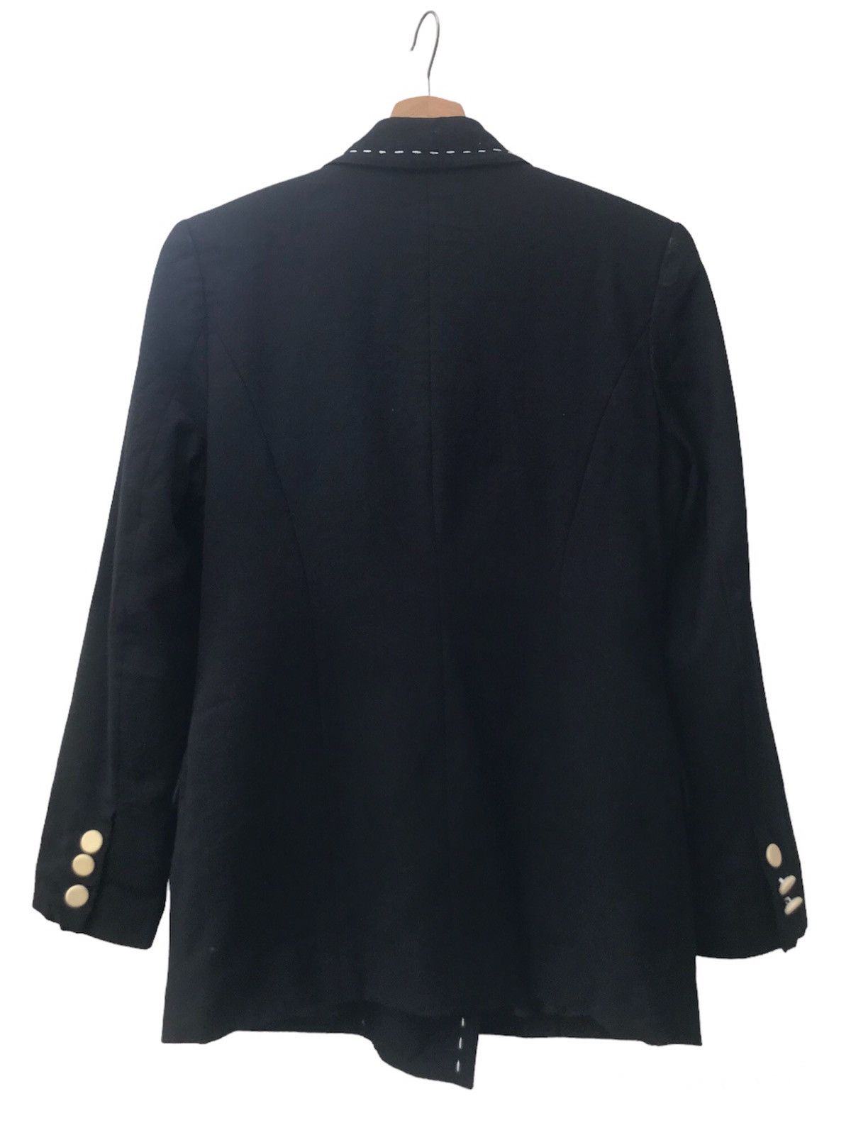Michiko Koshino × Michiko Koshino London Michiko Koshino Double Breasted Wool Coat Size 11AR Size XS / US 0-2 / IT 36-38 - 4 Thumbnail