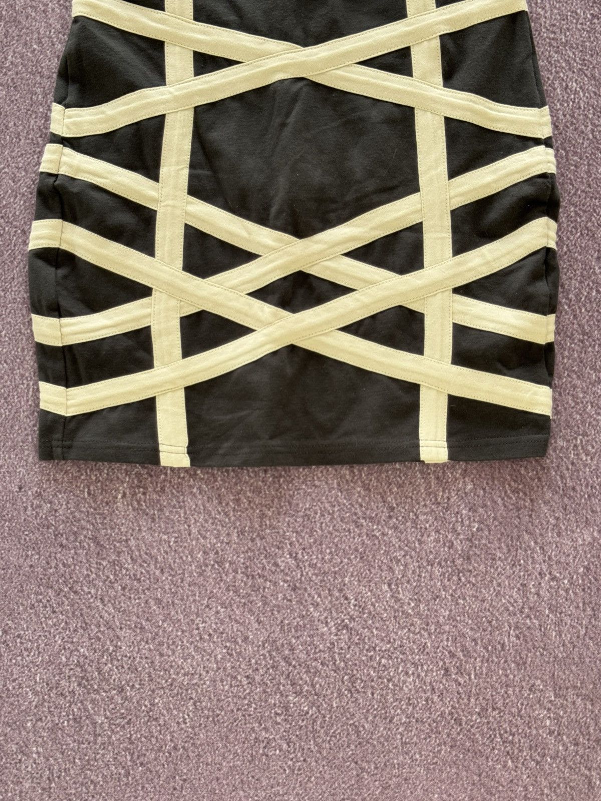 Hysteric Glamour Y2K Glamour Rick Owens Style 00s Mini Skirt Size 27" / US 4 / IT 40 - 3 Thumbnail