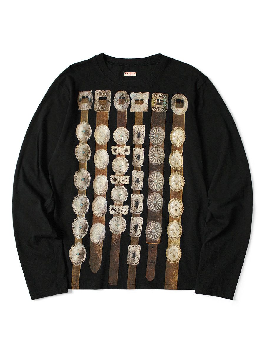 Kapital Kapital Crew Long sleeve T-Shirt curtain concho pt Size US L / EU 52-54 / 3 - 1 Thumbnail