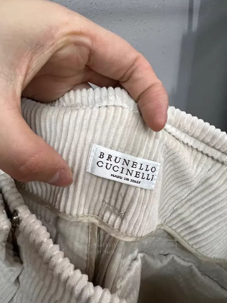 Brunello Cucinelli Brunello Cucinelli Corduroy Casual Pants Size 25" / US 0 / IT 36 - 3 Thumbnail