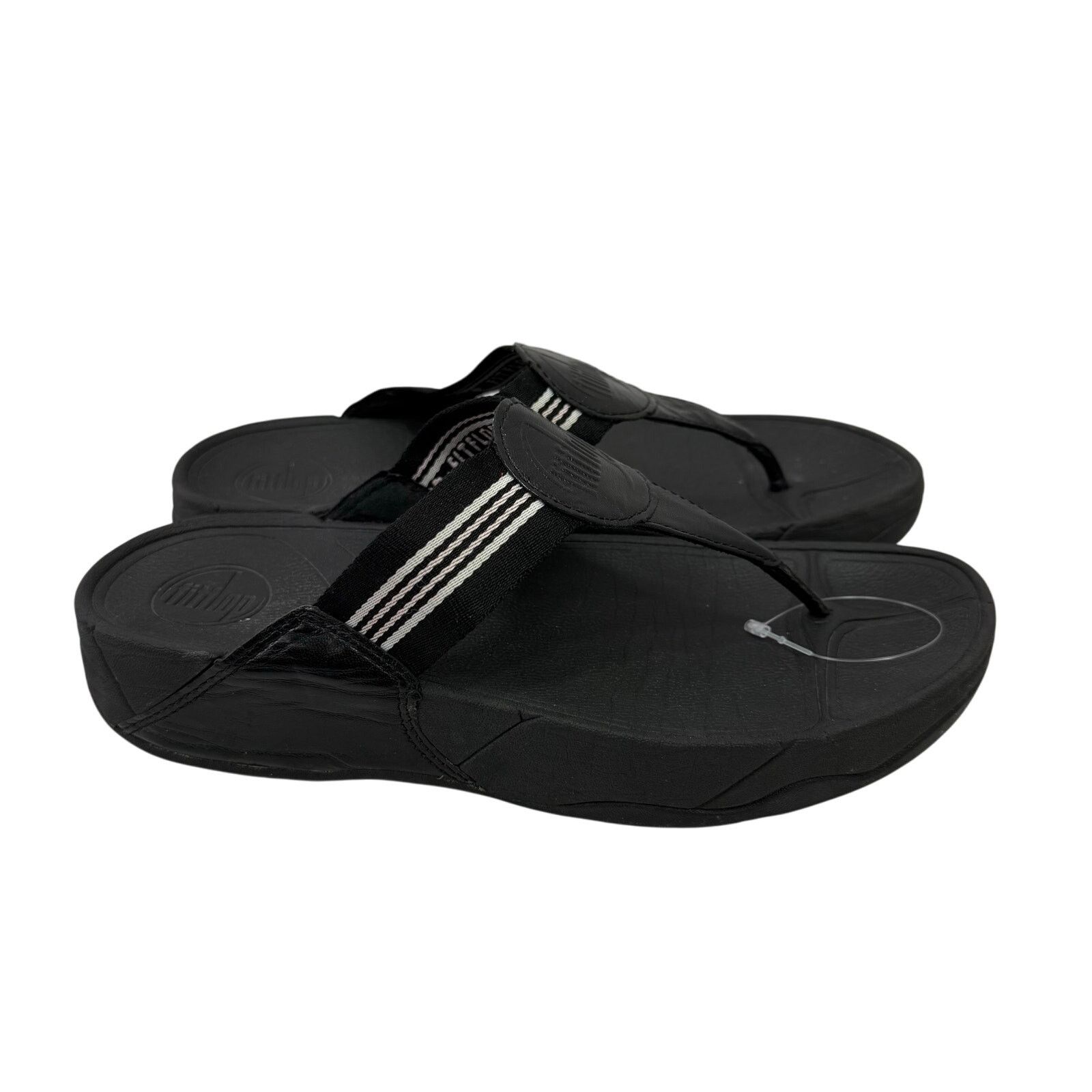Fitbit Fitflop Women's Sandals sz 9 Wedge Thong Comfort #25-II Size US 9 / IT 39 - 6 Thumbnail