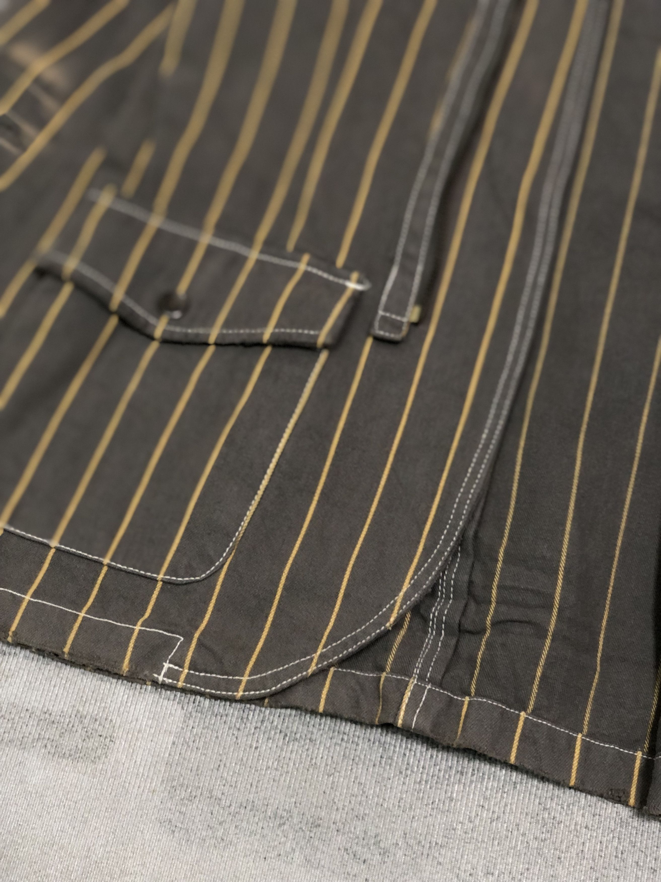 291295=Homme 291295=Homme Asymmetric striped jacket Size US M / EU 48-50 / 2 - 12 Thumbnail