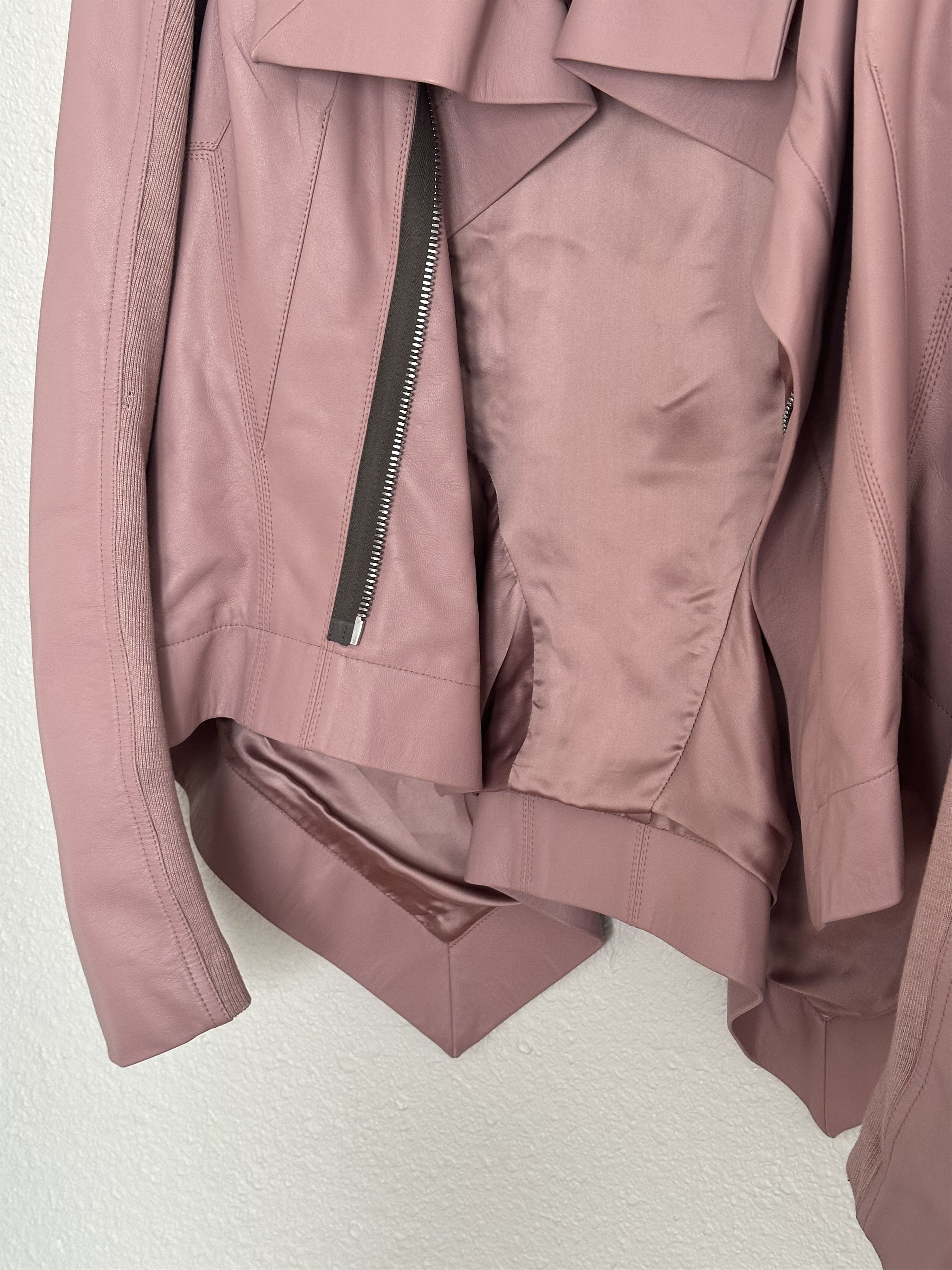 Rick Owens SS24 "LIDO" Leather Naska in Dusty Pink Size L / US 10 / IT 46 - 4 Thumbnail