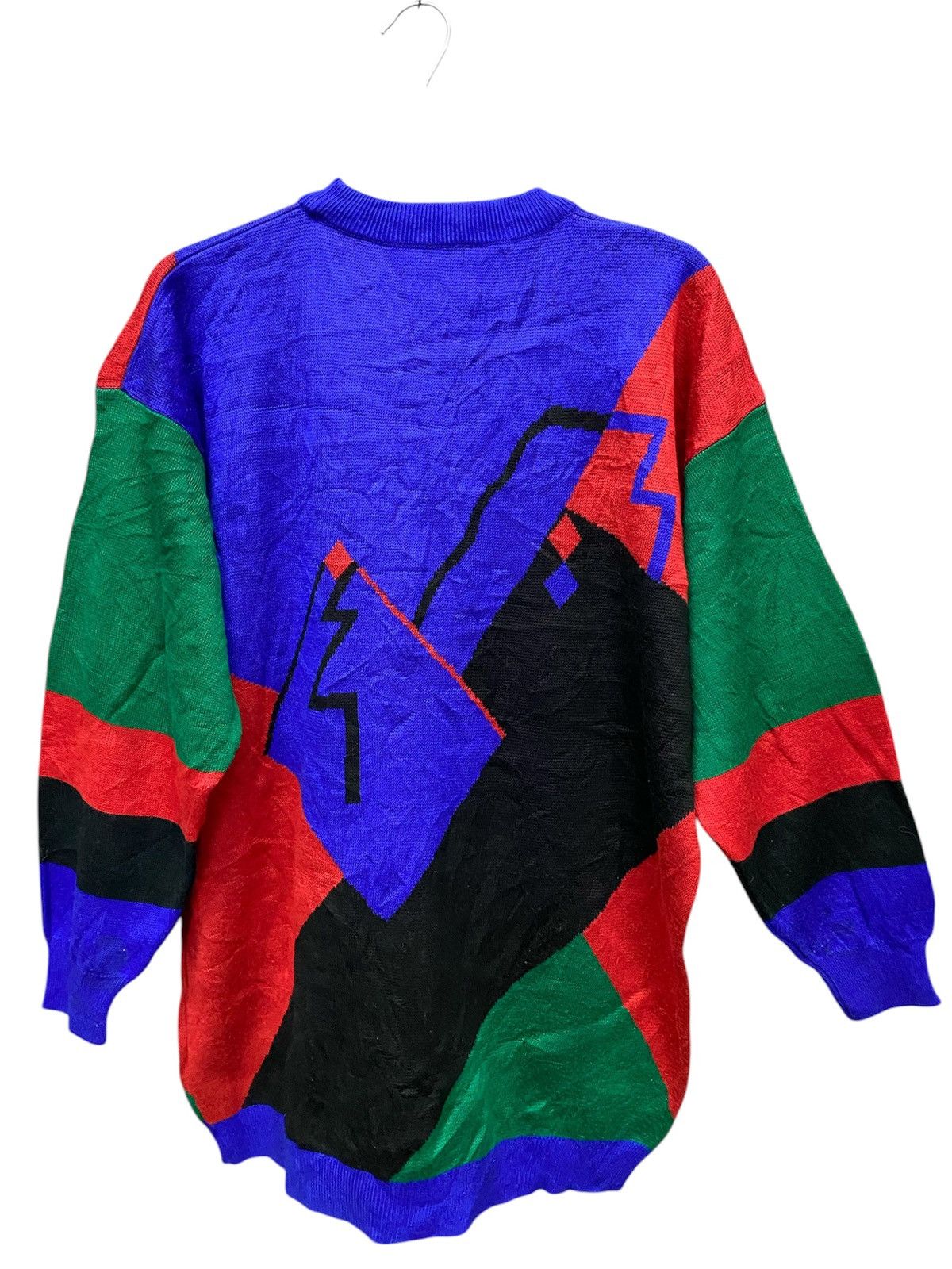 Japanese Brand × Vintage Japanese Knitwear x Vintage Abstrack Size US L / EU 52-54 / 3 - 2 Thumbnail