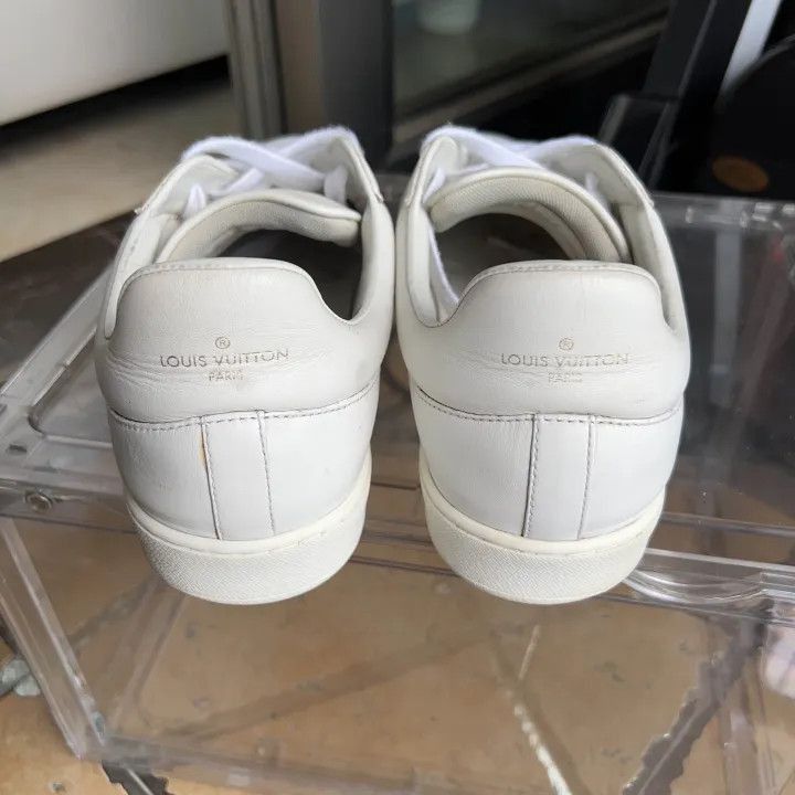 Louis Vuitton Louis Vuitton Orange and White Fashion Sneakers -2508 Size US 9.5 / EU 42-43 - 3 Thumbnail