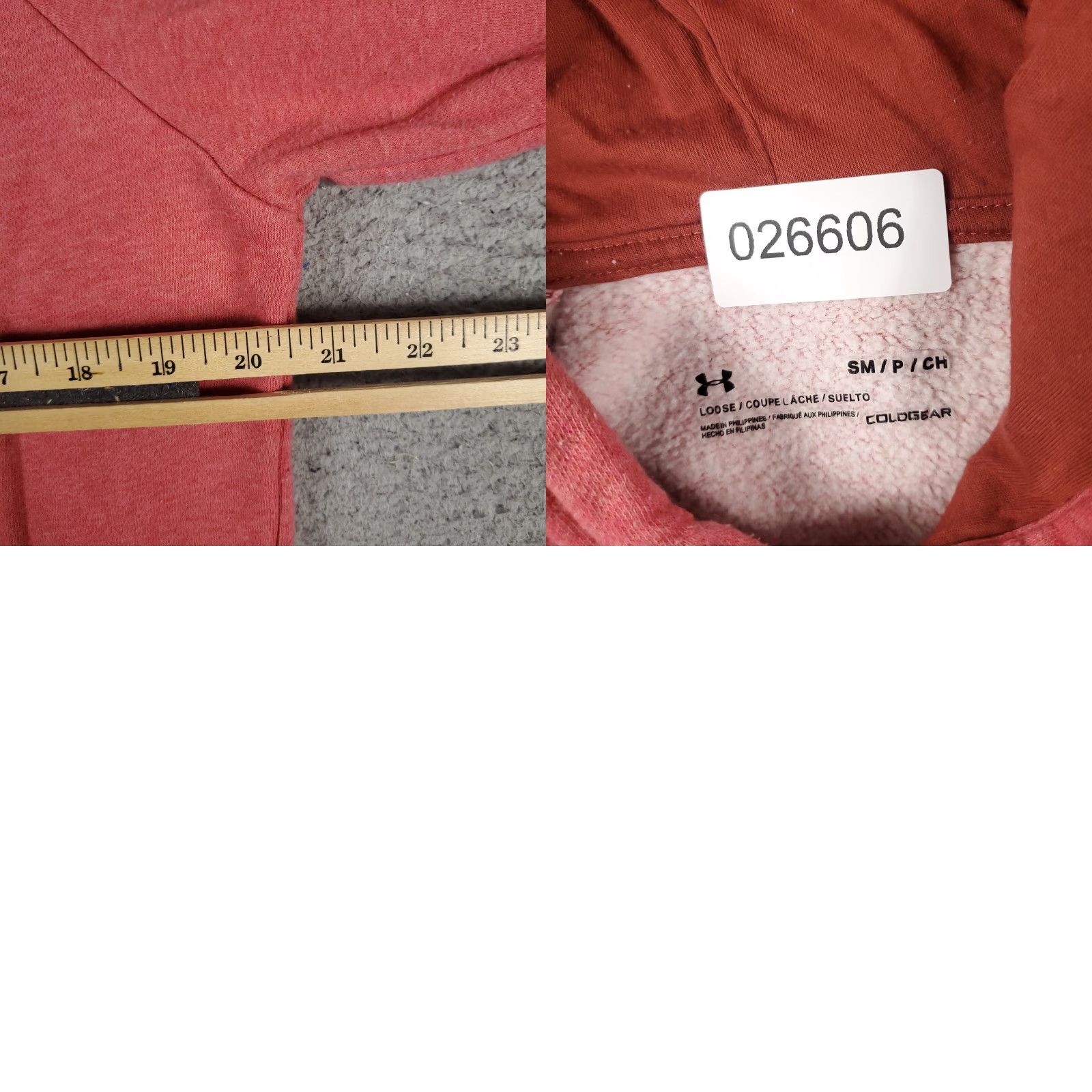 Under Armour Under Armour Hoodie Mens Small Red Coldgear Pullover Sweatshirt Sweater Mock Neck Long Sleeve Logo Solid Knit Regular Active Sports 90s? Size US S / EU 44-46 / 1 - 8 Thumbnail