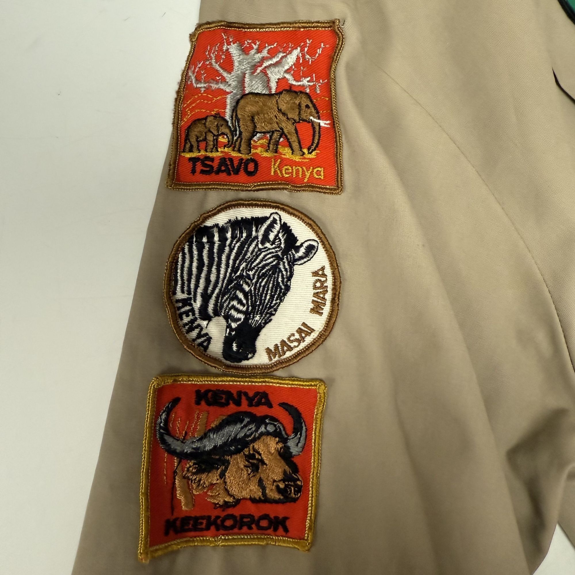 Other Vtg Sterling Khaki SAFARI Travel Shirt GAME LODGE Shirt Size US XL / EU 56 / 4 - 5 Thumbnail