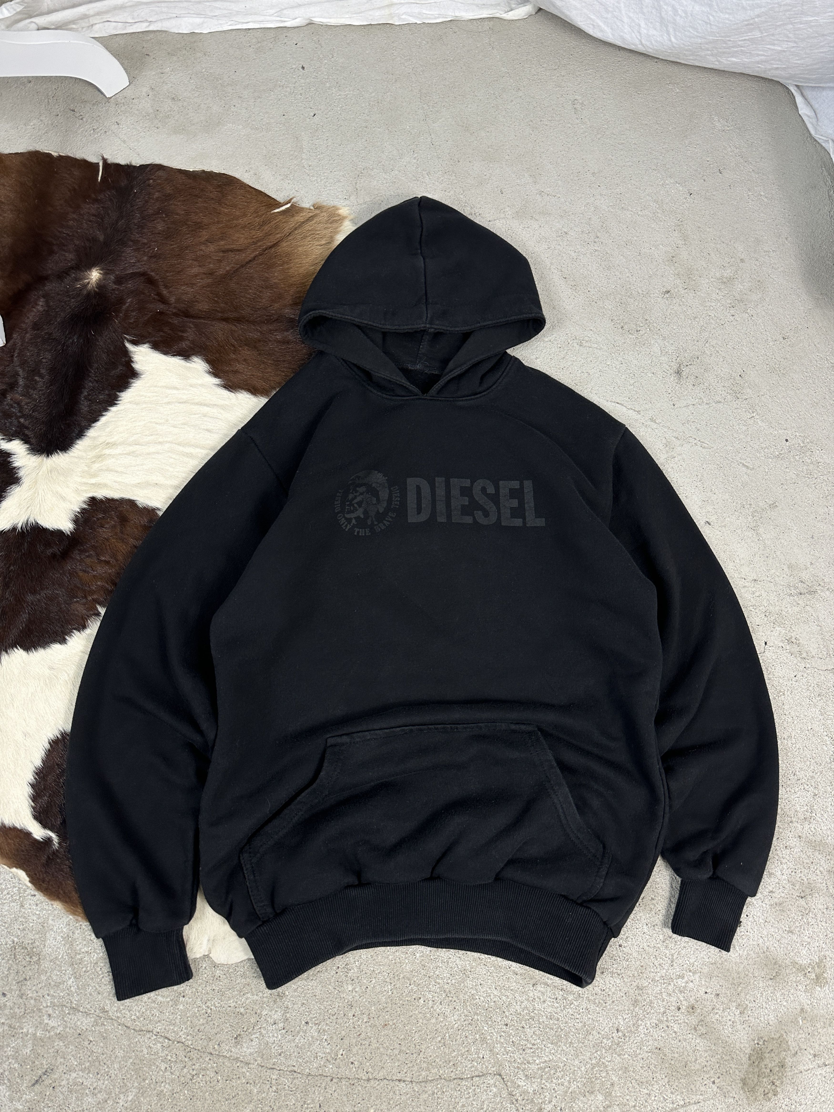 Diesel × Vintage Vintage Streetwear Sportswear Casual Diesel Hoodie 00s Size US S / EU 44-46 / 1 - 1 Thumbnail