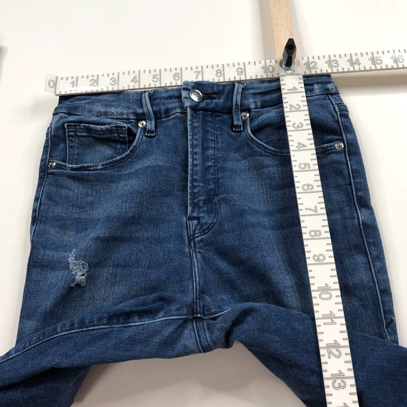 Good American Good American Good Waist Jeans Shirt? Size 27" / US 4 / IT 40 - 6 Thumbnail