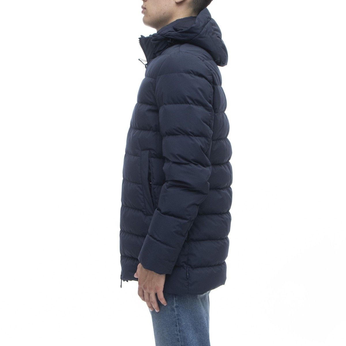 o1s22i1n1024 Windstopper Down Jacket in Navy Blue