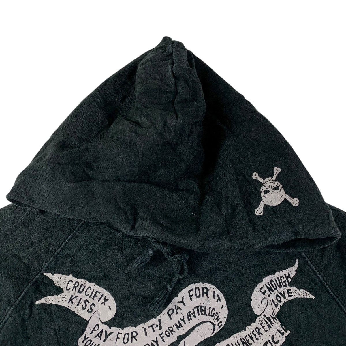 Vintage Vintage Algonquins Gothic Skull & Crossbones Hoodie Size US S / EU 44-46 / 1 - 5 Thumbnail