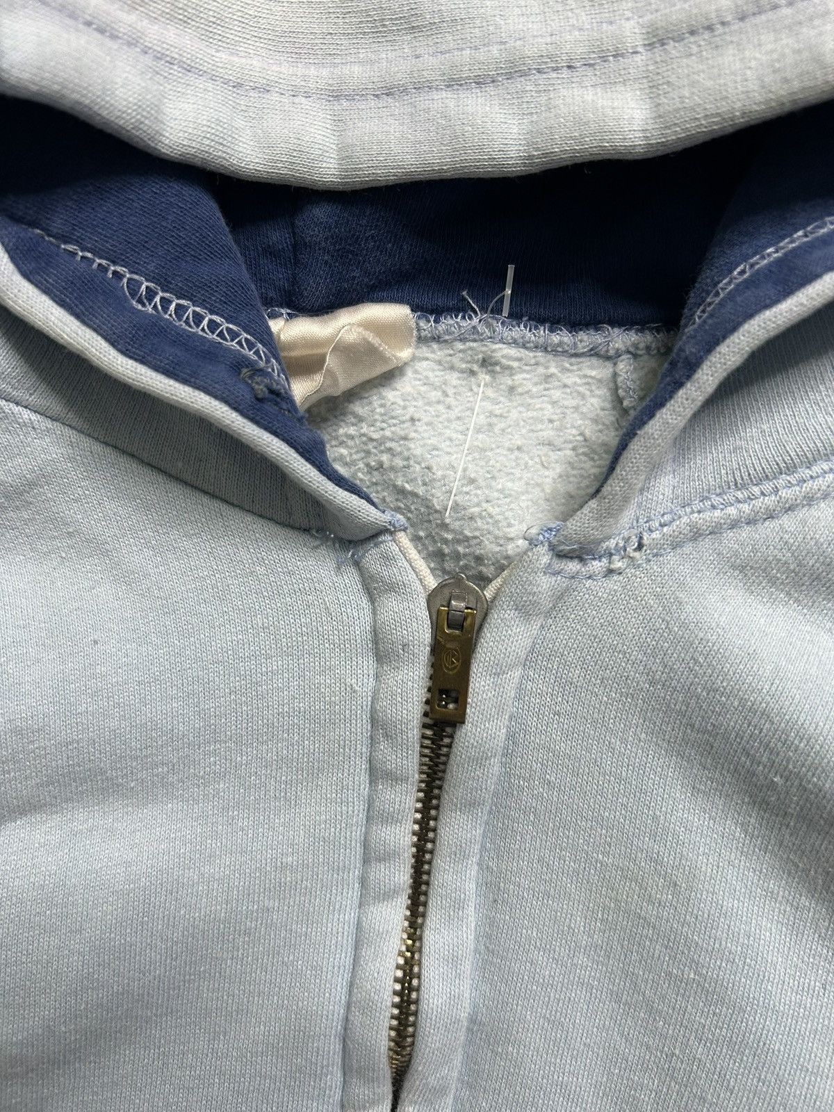 Vintage Vintage 50s/60s Two Tone Blank London Zip Up Sweat Hoodie Size US S / EU 44-46 / 1 - 3 Thumbnail