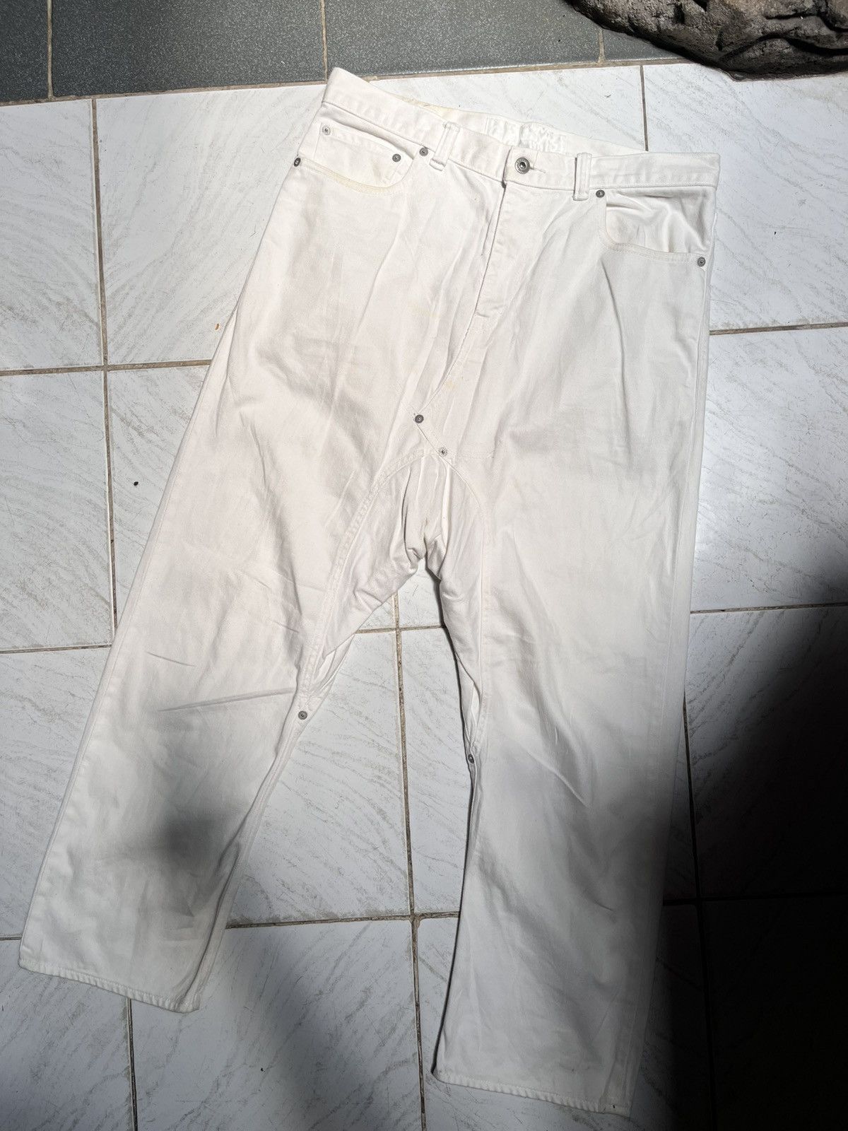 Ganryu Ganryu x Comme des Garçons Denim Pants Japan Size US 34 / EU 50 - 1 Thumbnail