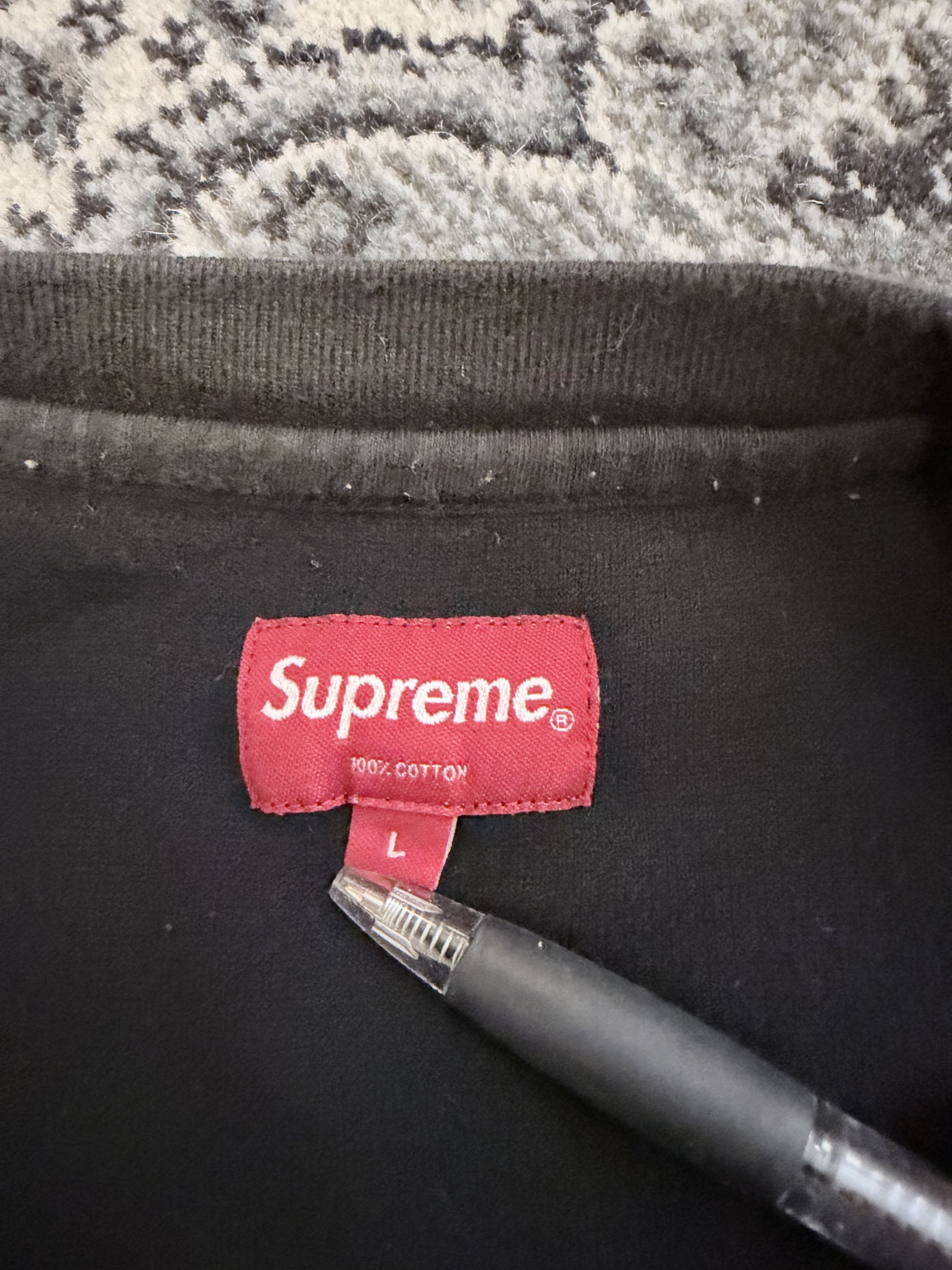 Supreme Supreme Waffle Pocket Tee "Black" Colorway Size Large | FW19 Size US L / EU 52-54 / 3 - 4 Thumbnail