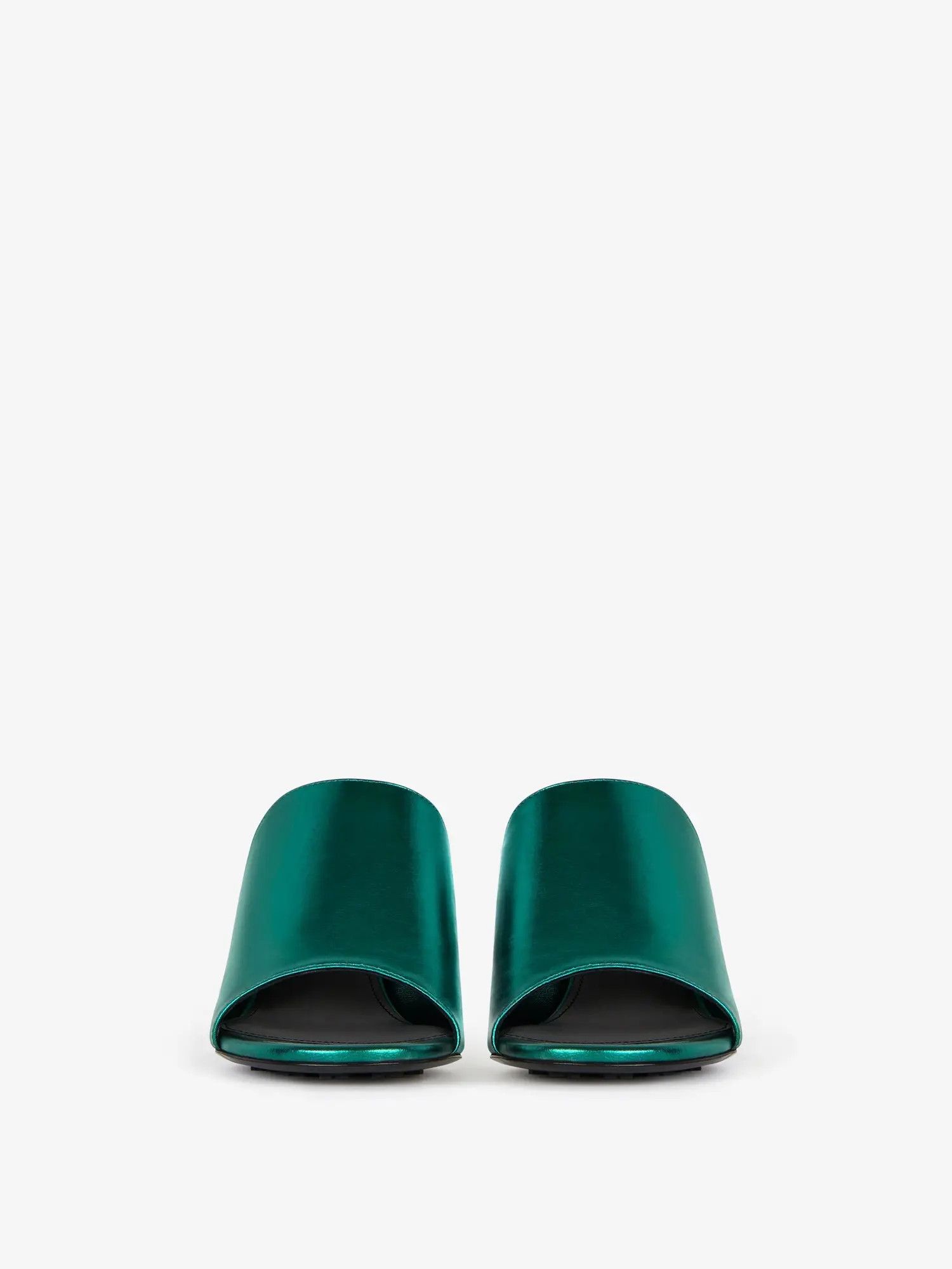 Givenchy o1srvl11e0225 G Cube Mules in Green Size US 7 / IT 37 - 2 Thumbnail