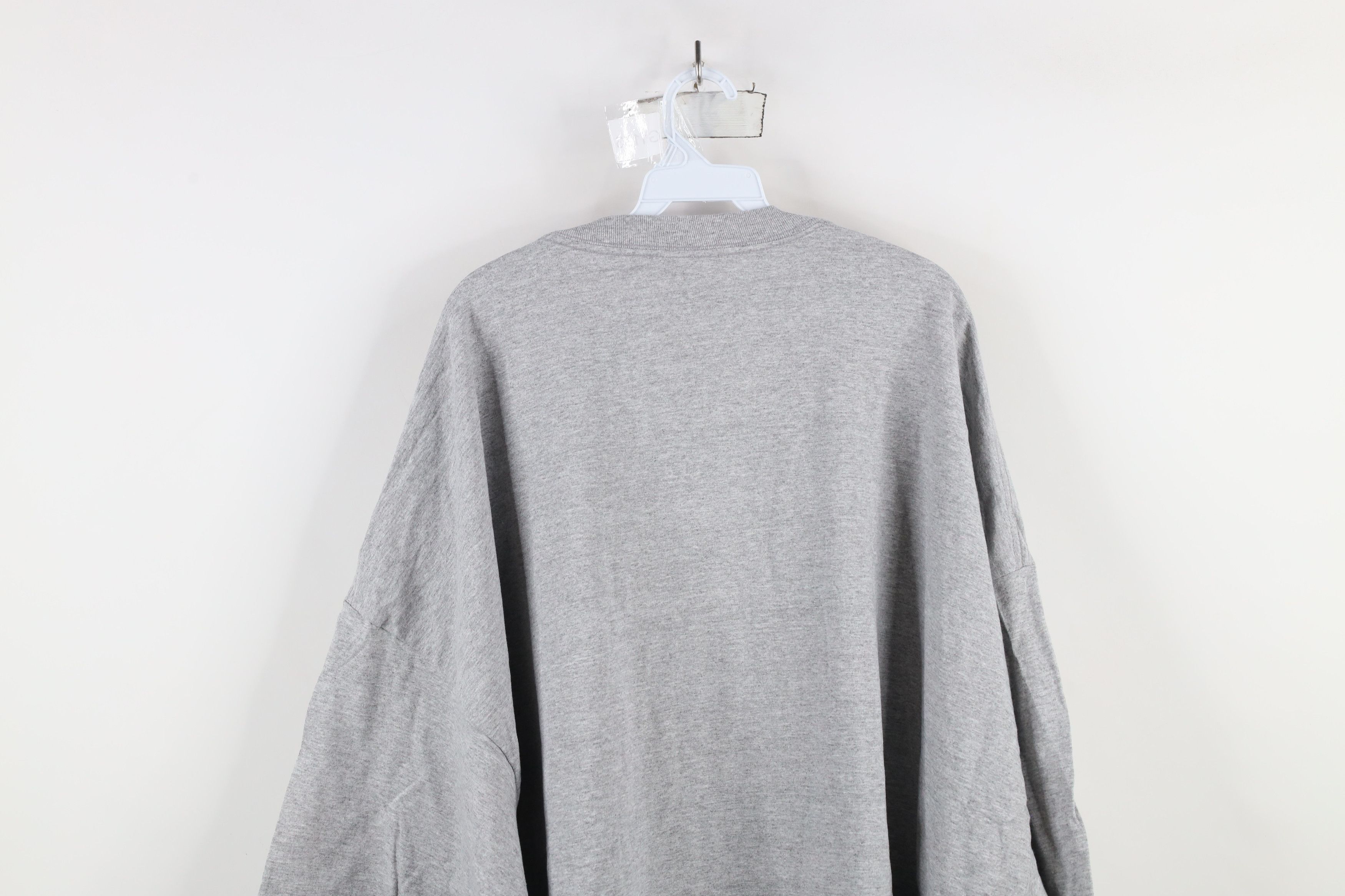 Vintage Vintage 90s Streetwear Short Sleeve T-Shirt Heather Gray Size US XXL / EU 58 / 5 - 9 Thumbnail