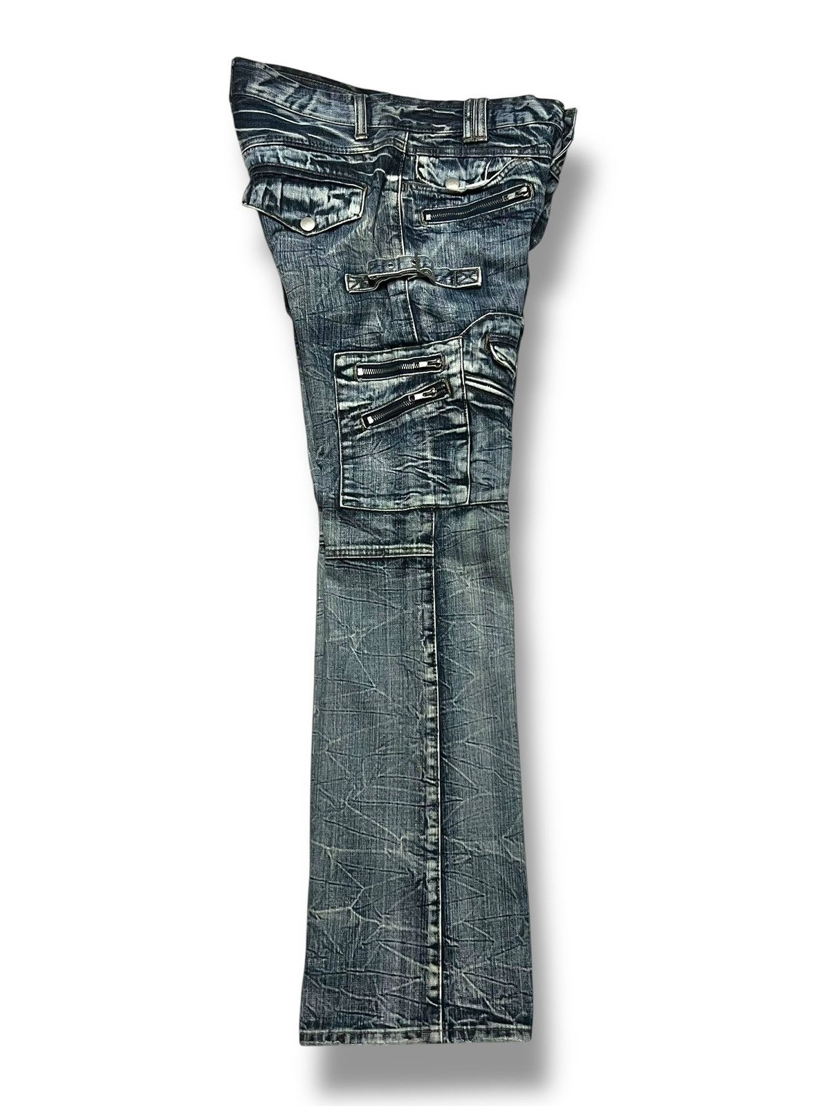 semanticdesign Vintage Semantic Design Multi-Pocket Cargo - Thunder Flared Size US 31 - 14 Thumbnail