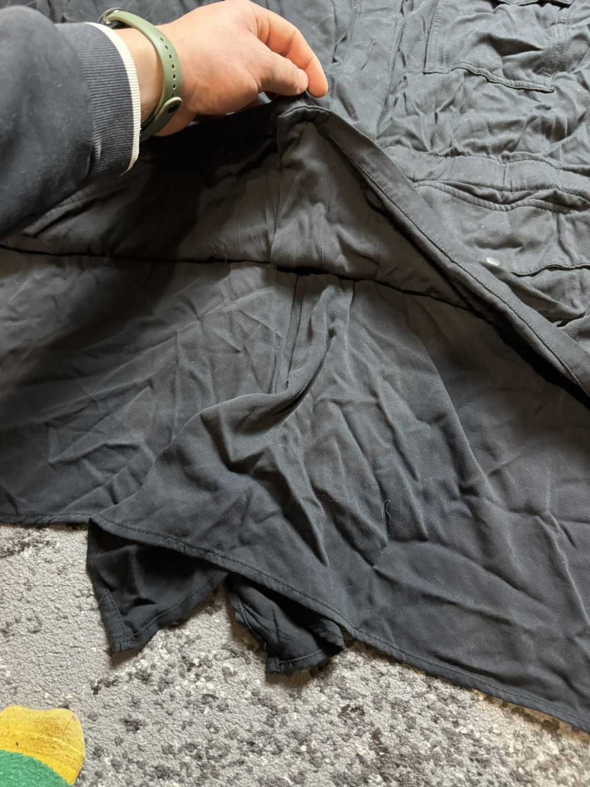 If Six Was Nine × Vintage Vintage Y2K Baggy Asymmetrical Pocket Owens Style Mantle Size US L / EU 52-54 / 3 - 3 Thumbnail