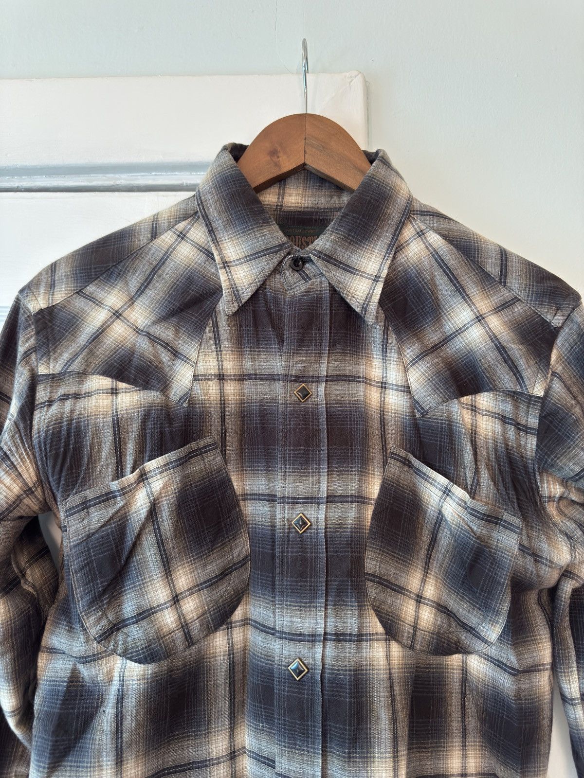Vintage Sun Faded Native Print Western Flannel Shirt Size US M / EU 48-50 / 2 - 5 Thumbnail