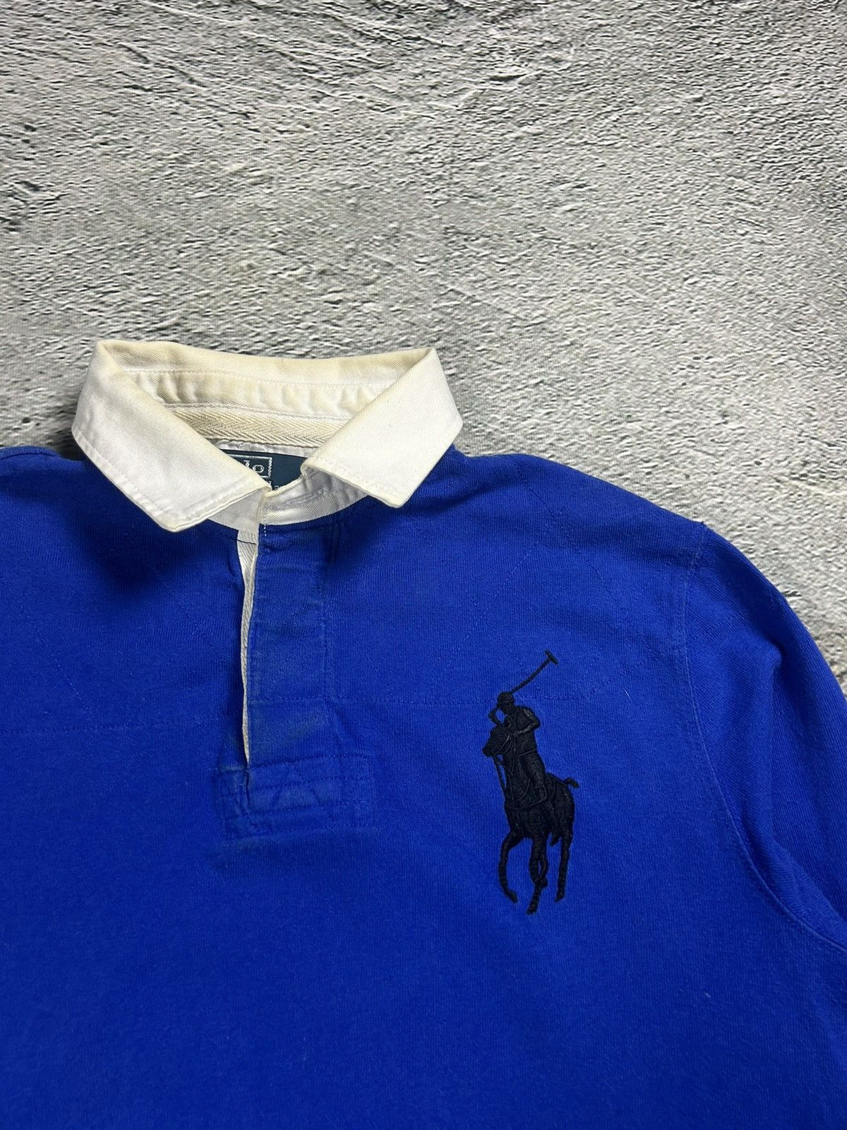 Ralph Lauren Chief Keef Polo Ralph Lauren longsleeve polo blue big pony Size US M / EU 48-50 / 2 - 2 Thumbnail