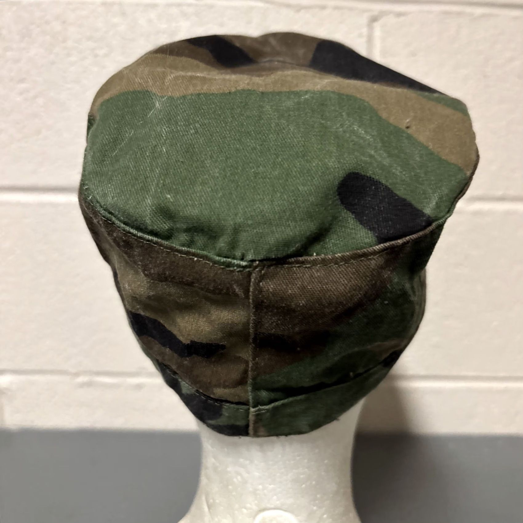 Vintage Military Combat Cap Hat Woodland Camo BDU Small (7) US Military Issue Size ONE SIZE - 5 Thumbnail
