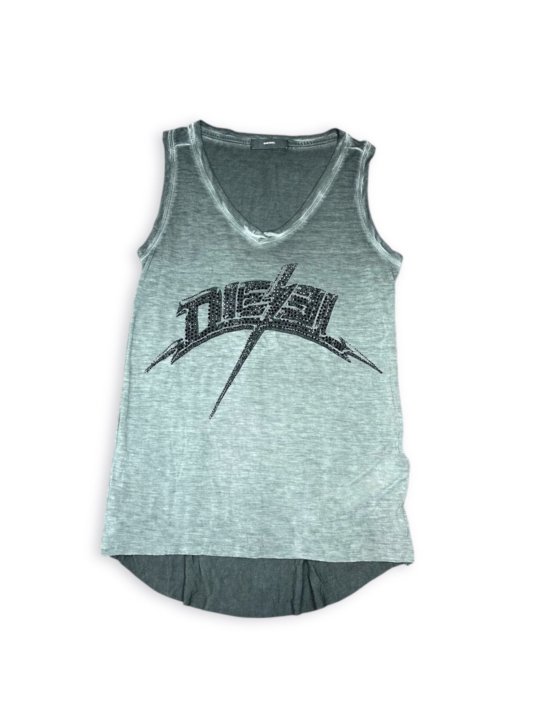 Diesel Diesel Big logo gradient sleeveless shirt Size US S / EU 44-46 / 1 - 1 Thumbnail