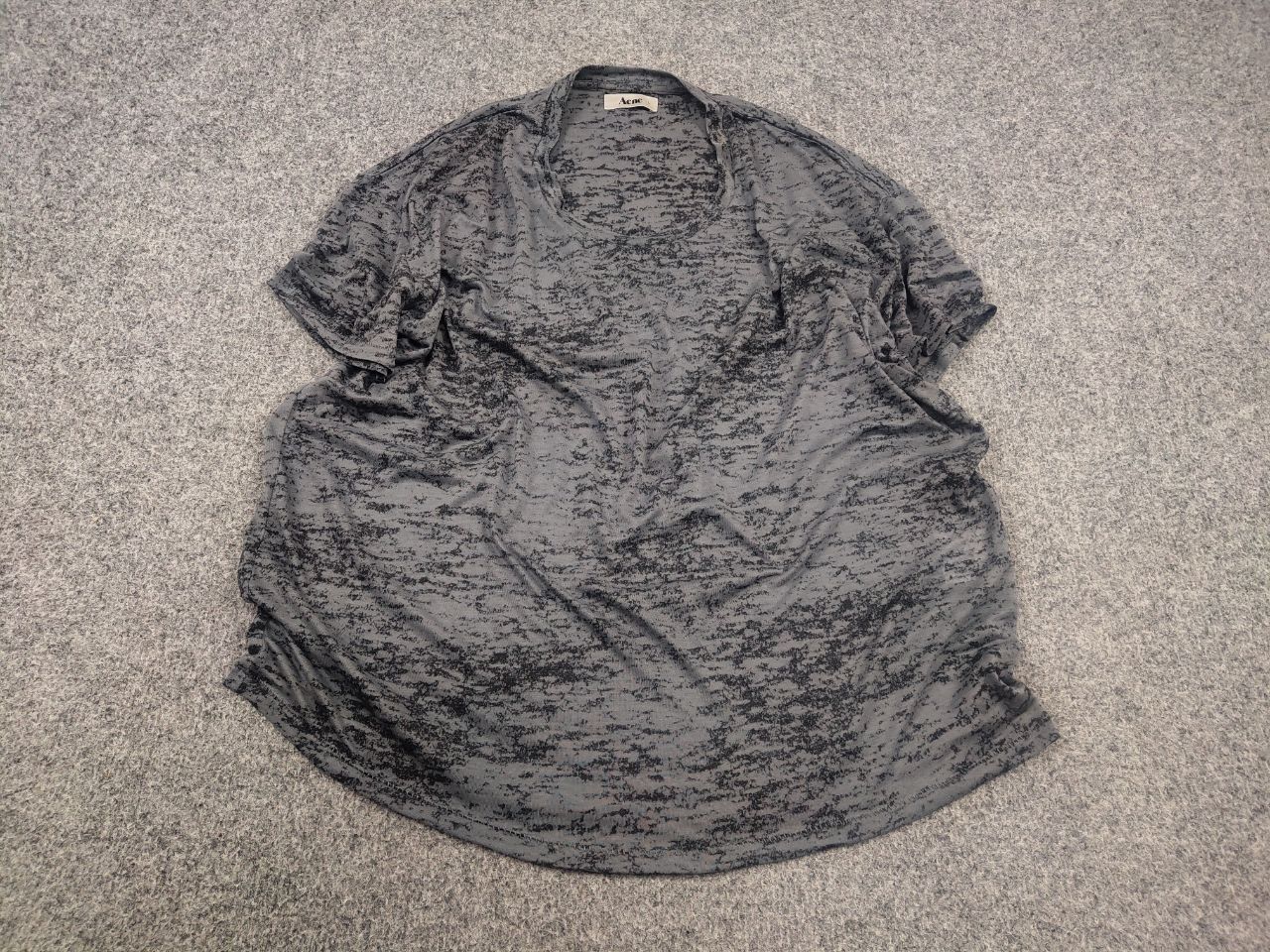 Acne Studios Vintage AW10 Acne Studio Bay Burnout T-shirt graphite Gray Size US L / EU 52-54 / 3 - 3 Thumbnail