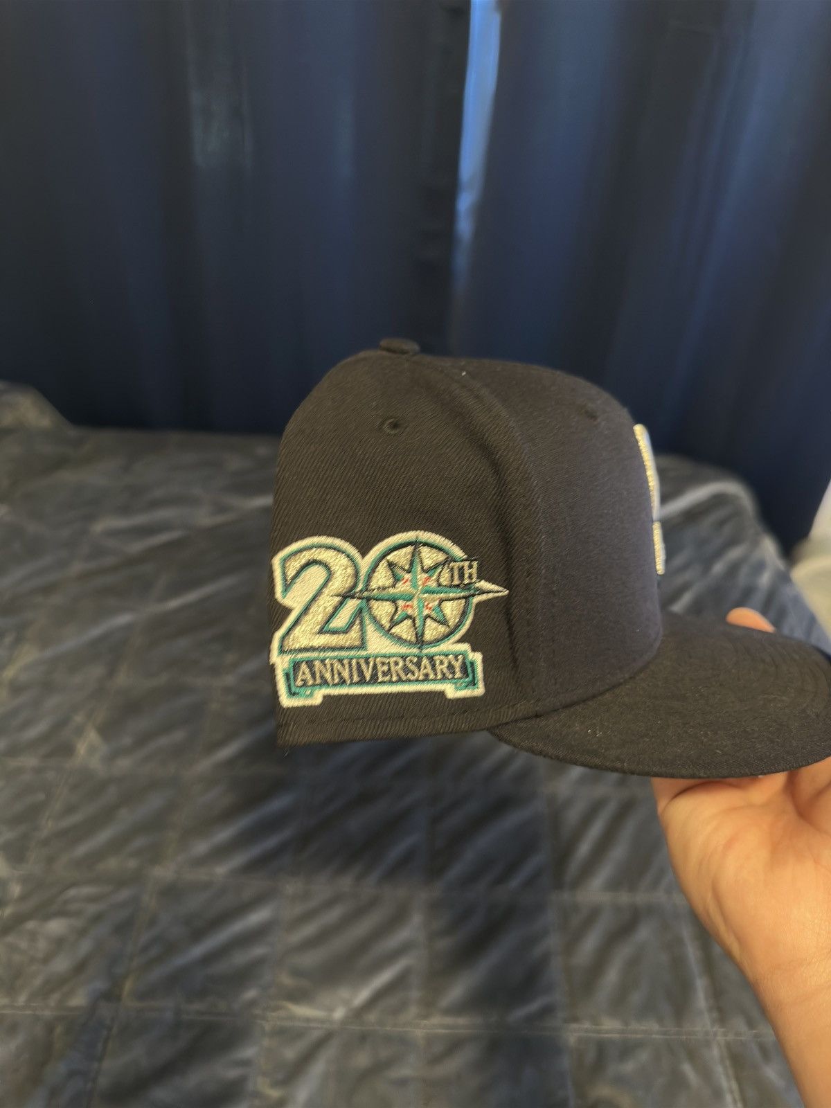 New Era New Era Seattle Mariners Size 8 Fitted Hat Size ONE SIZE - 2 Thumbnail