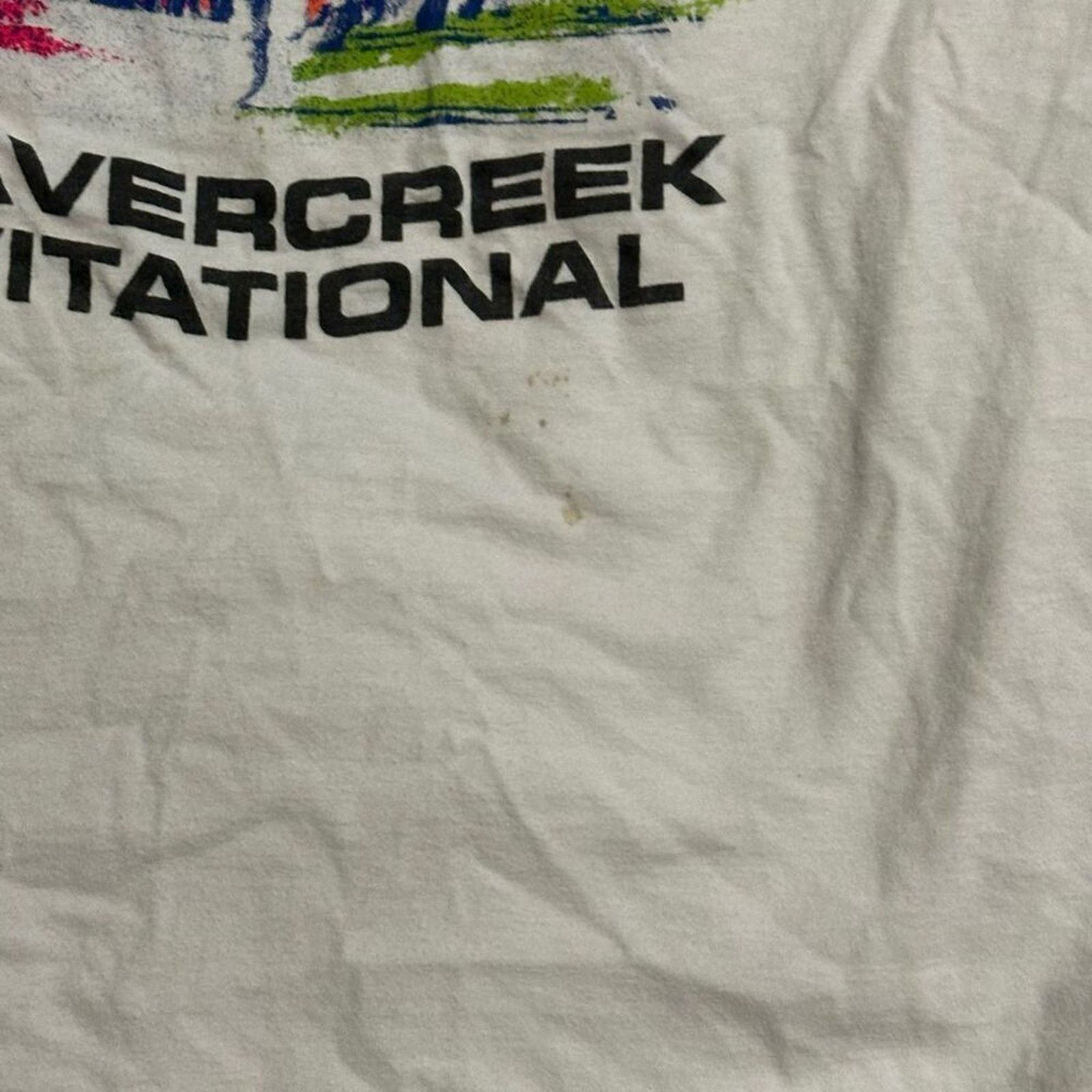 Vintage Retro Beavercreek Invitational Graphic T-Shirt | Sz XL Size US XL / EU 56 / 4 - 6 Thumbnail