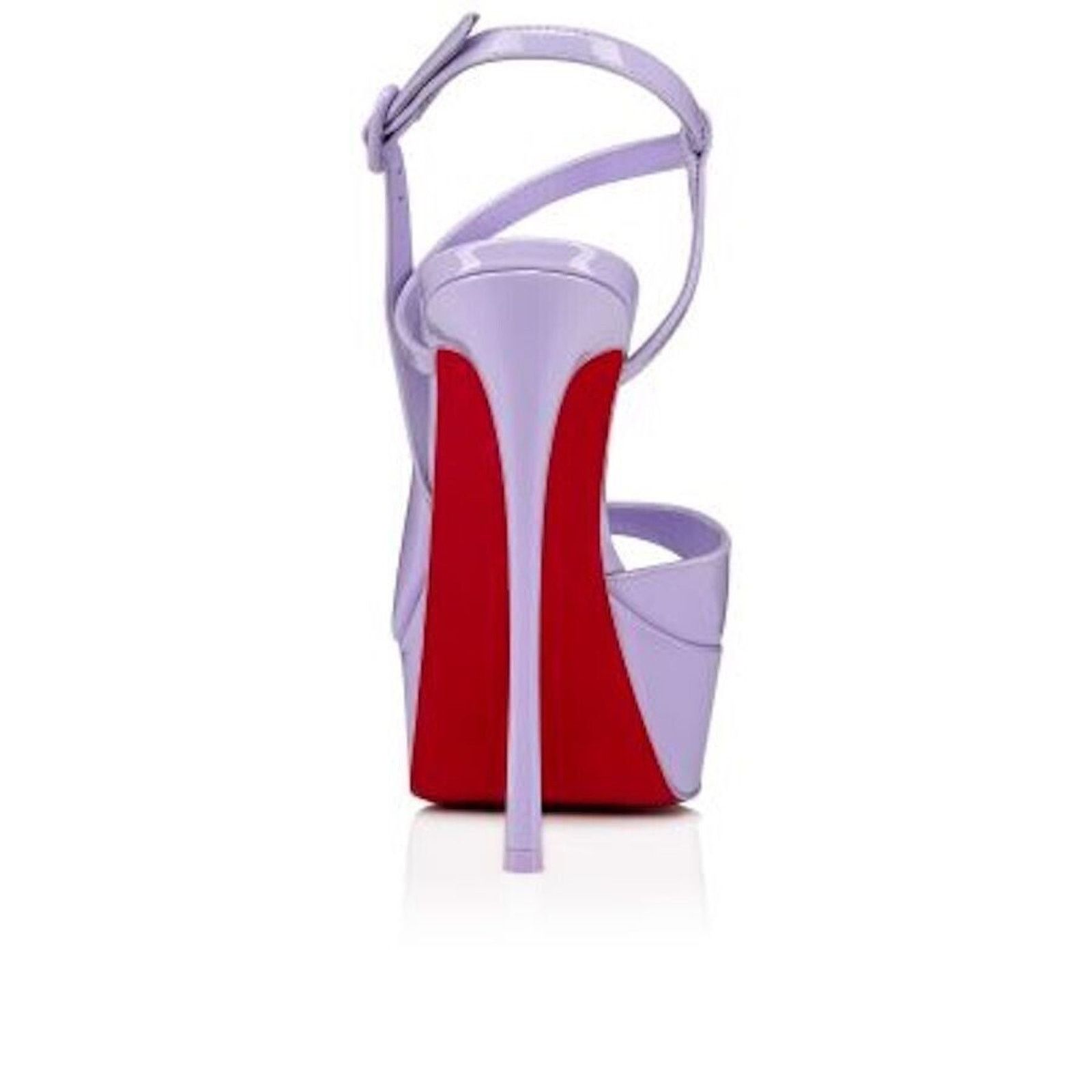 Christian Louboutin So Jenlove Alta 150 Purple Platform Sandal Heel Pump 39 Size US 9 / IT 39 - 9 Thumbnail