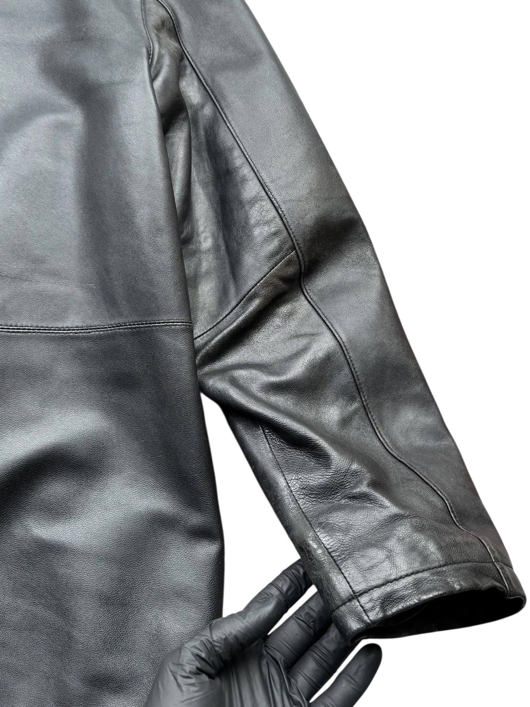 Vintage Y2K Leather Thrashed Jacket(V39) Size US M / EU 48-50 / 2 - 14 Thumbnail