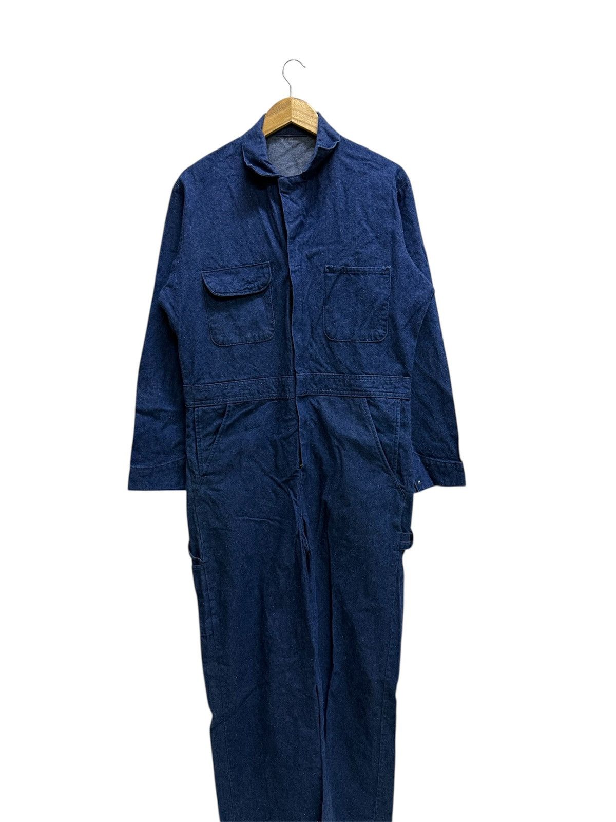 Vintage Unbranded Carpenter Denim Overall Size US 36 / EU 52 - 1 Thumbnail