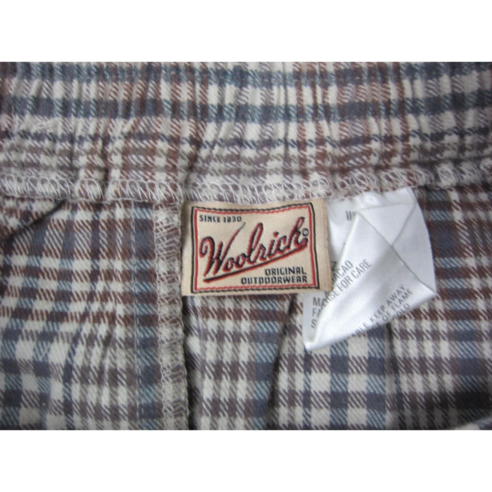 Vintage VINTAGE Woolrich Skirt Womens M Midi Plaid Brown Cotton A-Line 80s 90s Woolrich Womens Bold-Search Skirt Size 32" / US 10 / IT 46 - 3 Thumbnail