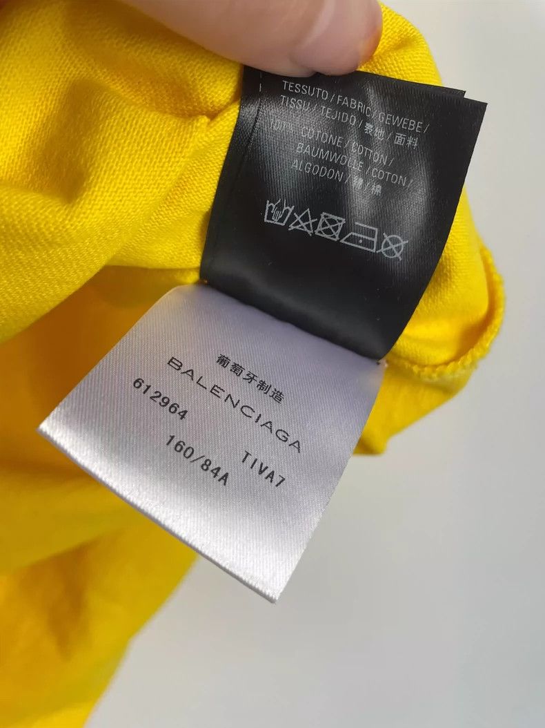 Balenciaga Balenciaga Lemon yellow short sleeve 2501-Nextarrow Size US S / EU 44-46 / 1 - 5 Thumbnail