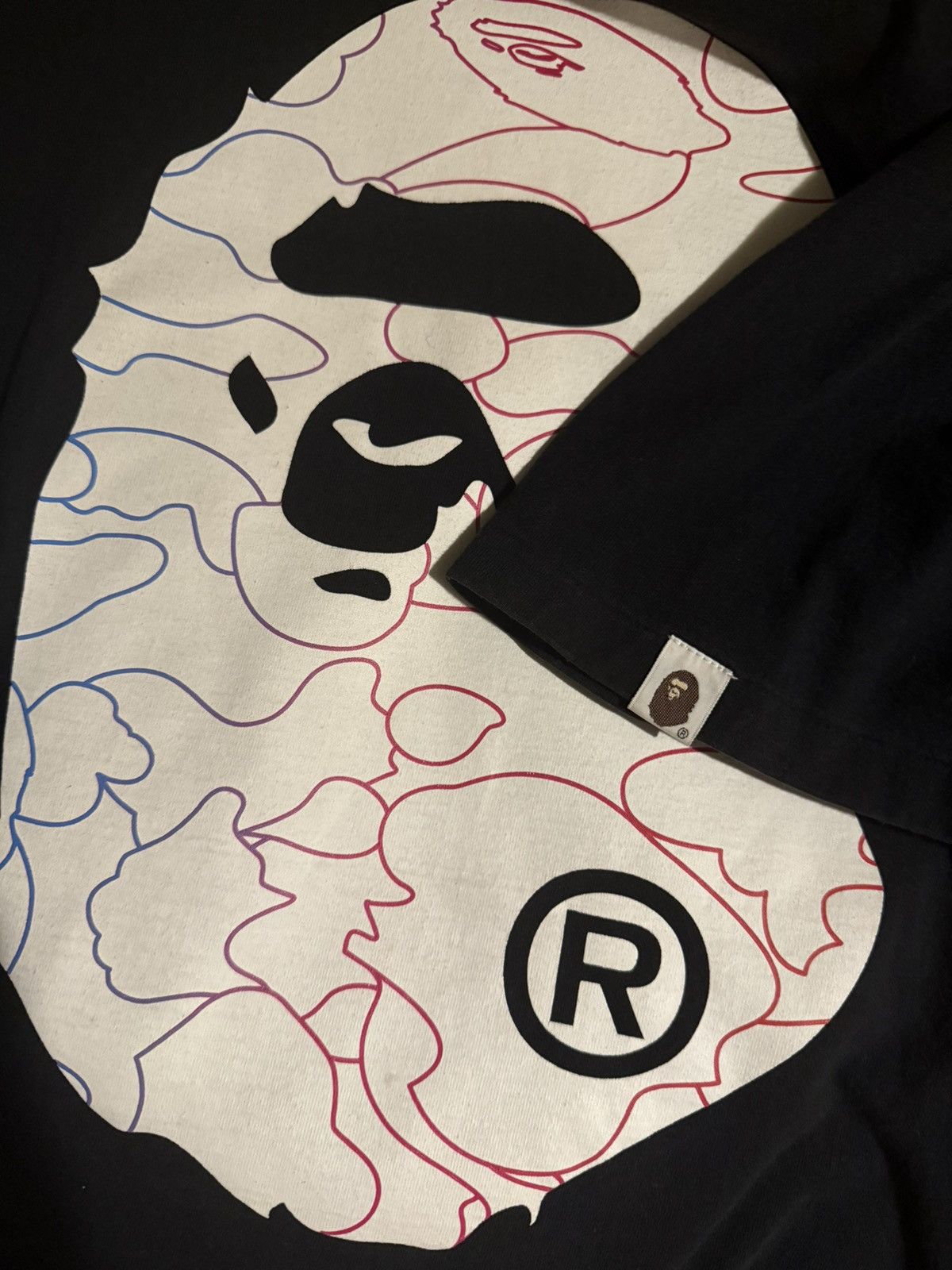 Bape Rare Bape Rainbow Big Logo tee Size US L / EU 52-54 / 3 - 4 Thumbnail