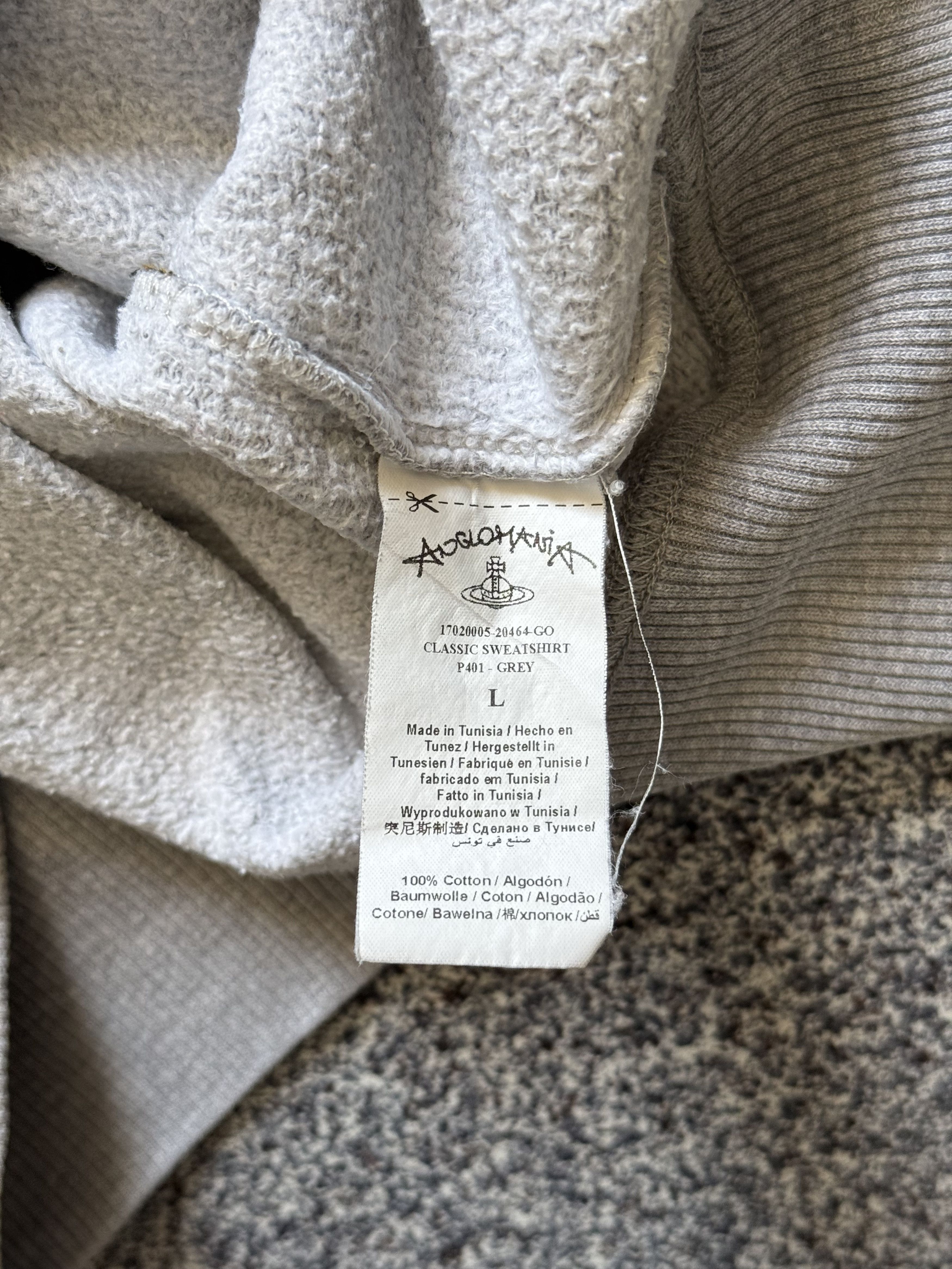 Japanese Brand Vivienne Westwood anglomania big logo sweatshirt Size US L / EU 52-54 / 3 - 13 Thumbnail