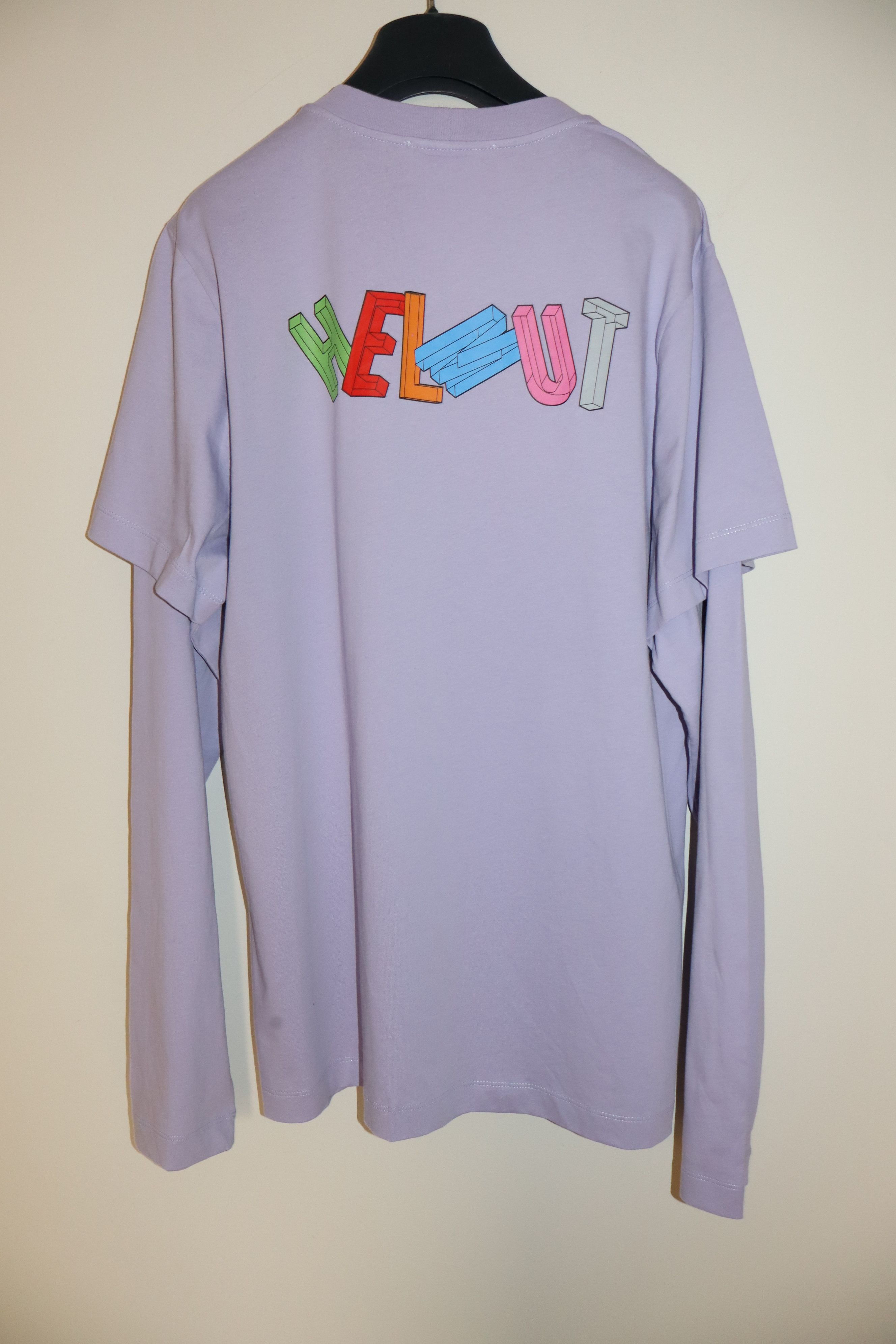 Helmut Lang Logo print longsleeve tshirt Size US M / EU 48-50 / 2 - 1 Thumbnail