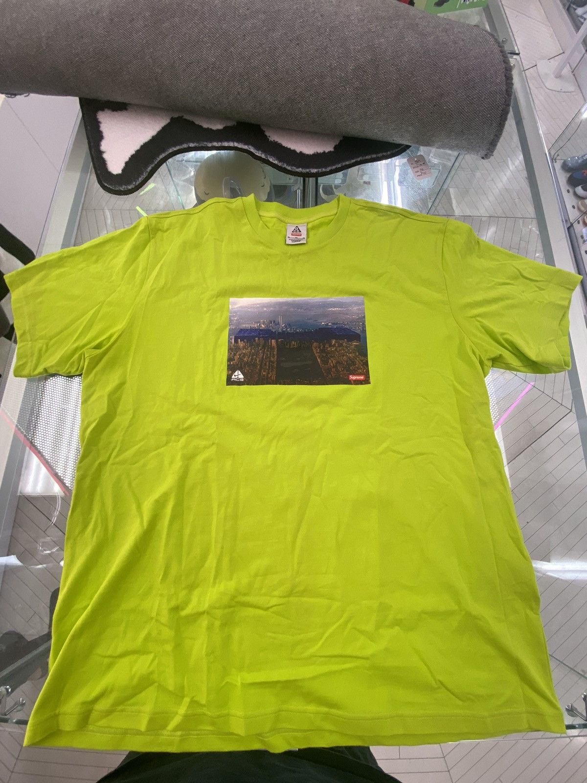 Tシャツ・カットソー Supreme x Nike ACG Grid T-Shirt Green Supreme Nike Acg Grid T Shirt | Grailed