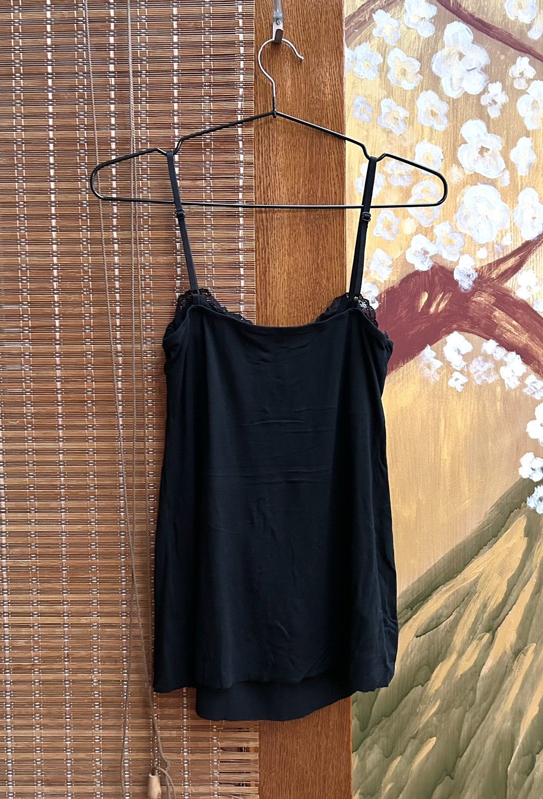 Morgan De Toi Y2K Morgan de Toi Black Camisole Rhinestone Hearst Top XS Size XS / US 0-2 / IT 36-38 - 2 Thumbnail