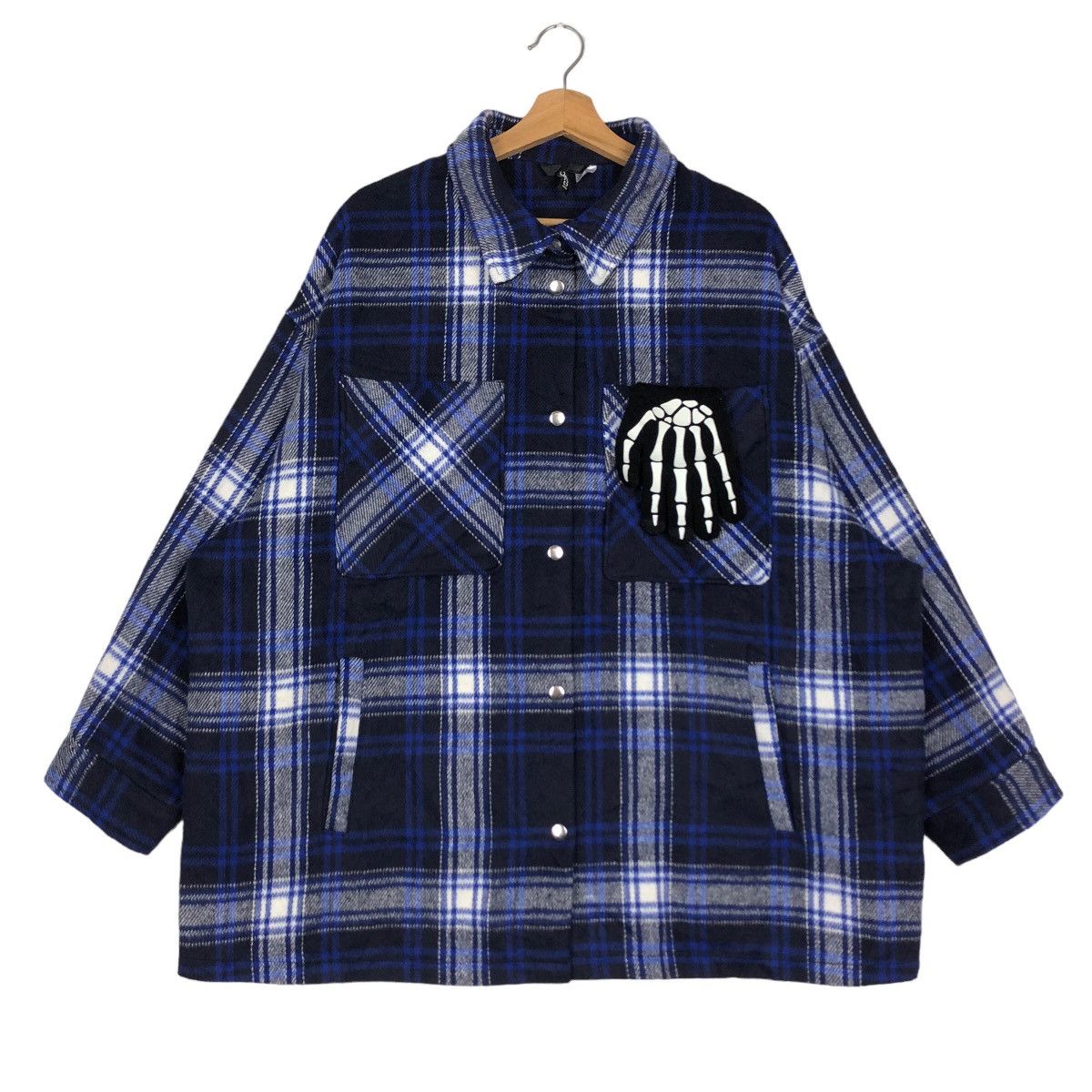 Flannel 🔥90’s Chore Divided Flannel Jacket Tartan Design Big Size Size US XL / EU 56 / 4 - 2 Thumbnail