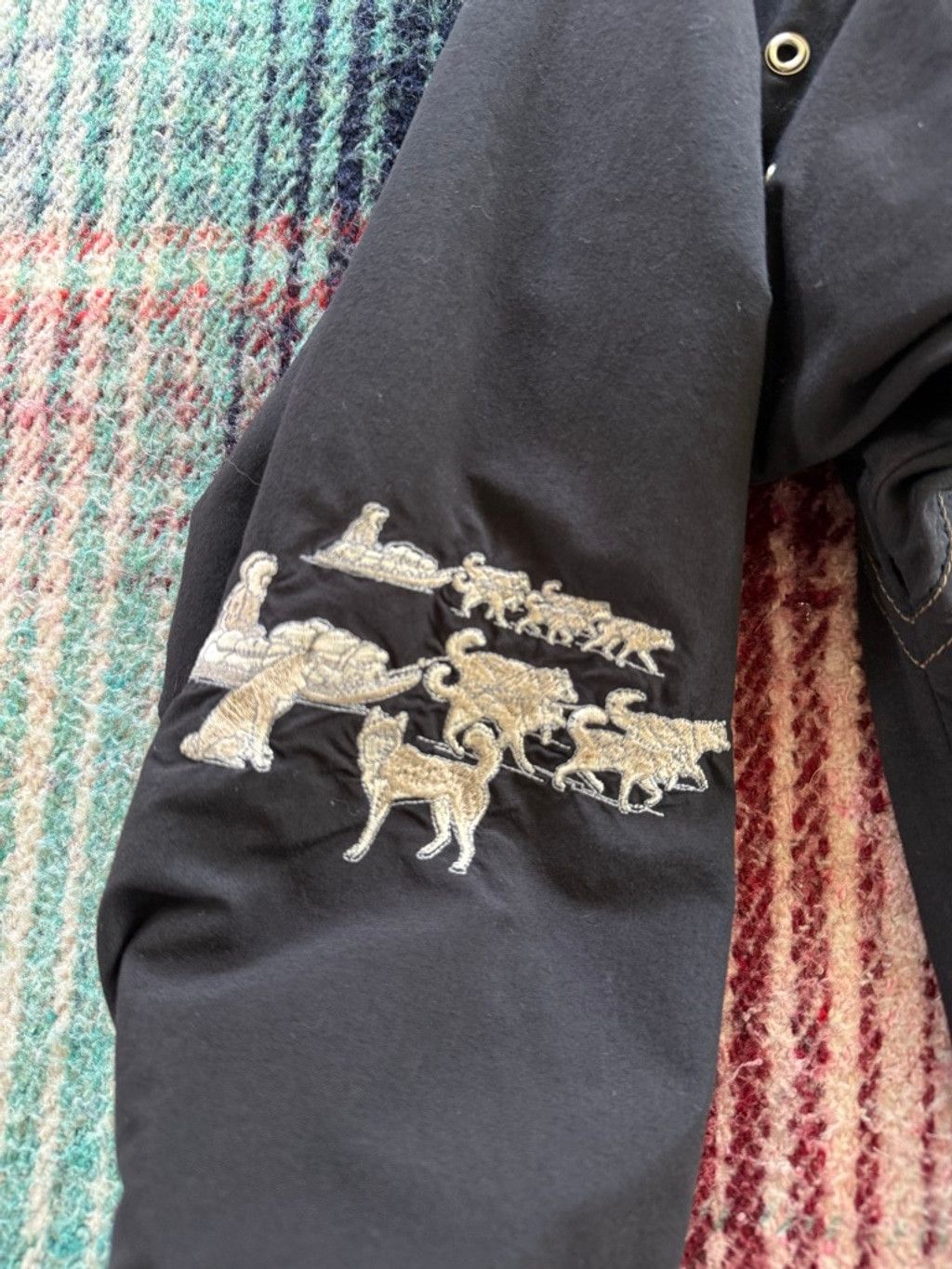 Bogner Vintage Bogner Black Sled Team Jacket L with Embroidery Size US L / EU 52-54 / 3 - 5 Thumbnail