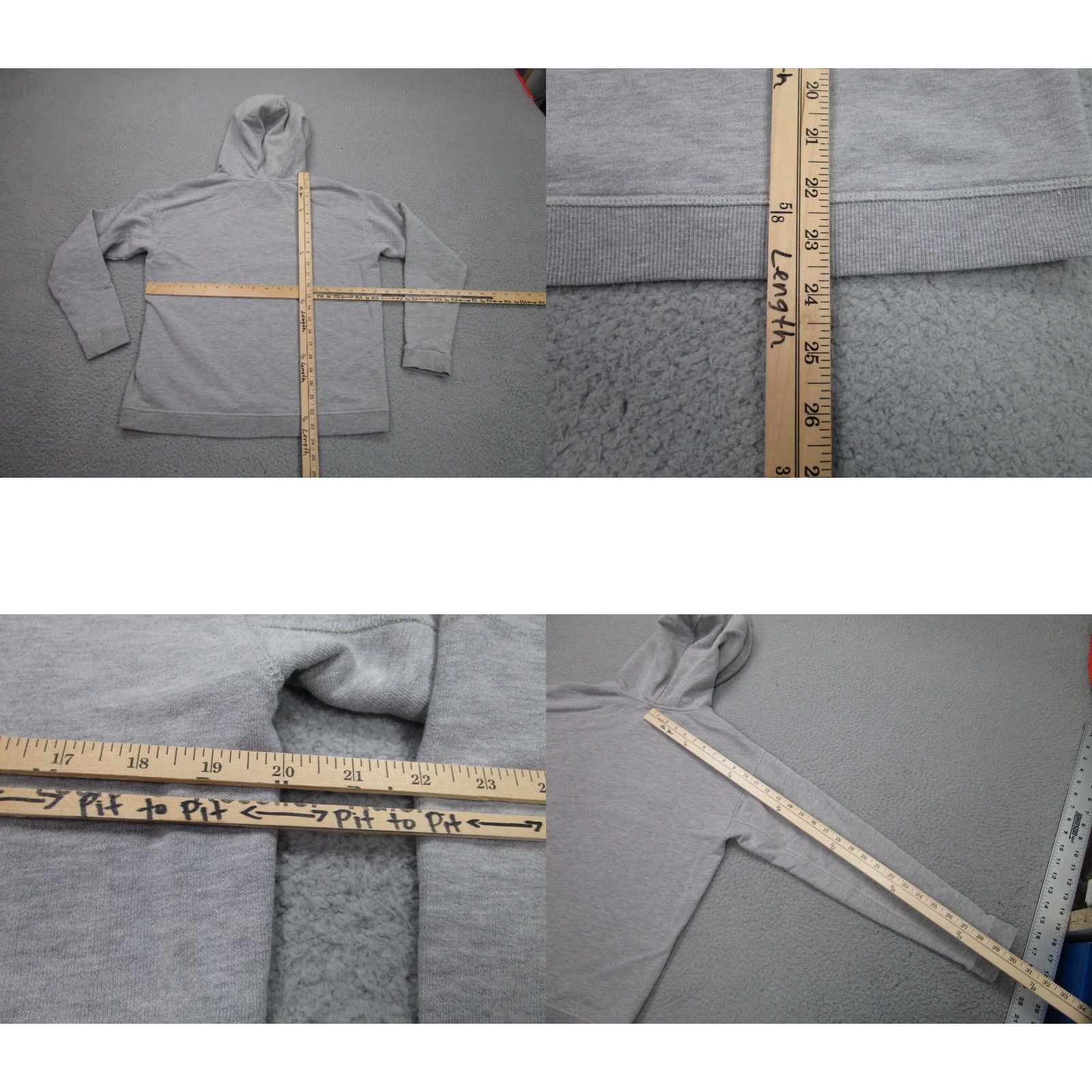 Ivy Park IVY PARK Hoodie Womens XS Gray Baggy Oversized Loose Cozy Athleisure Pullover Size XS / US 0-2 / IT 36-38 - 8 Thumbnail