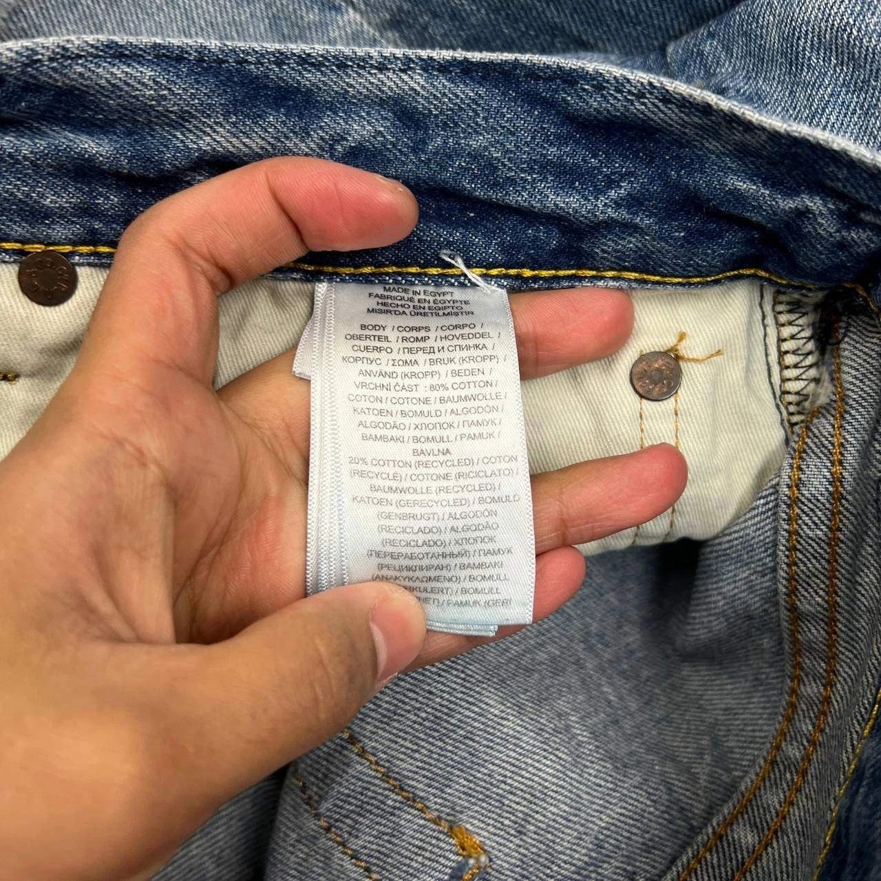 Polo Ralph Lauren Polo Ralph Lauren Jeans 34 Denim Faded Pockets Cut Off Size 34" / US 12 / IT 48 - 8 Thumbnail