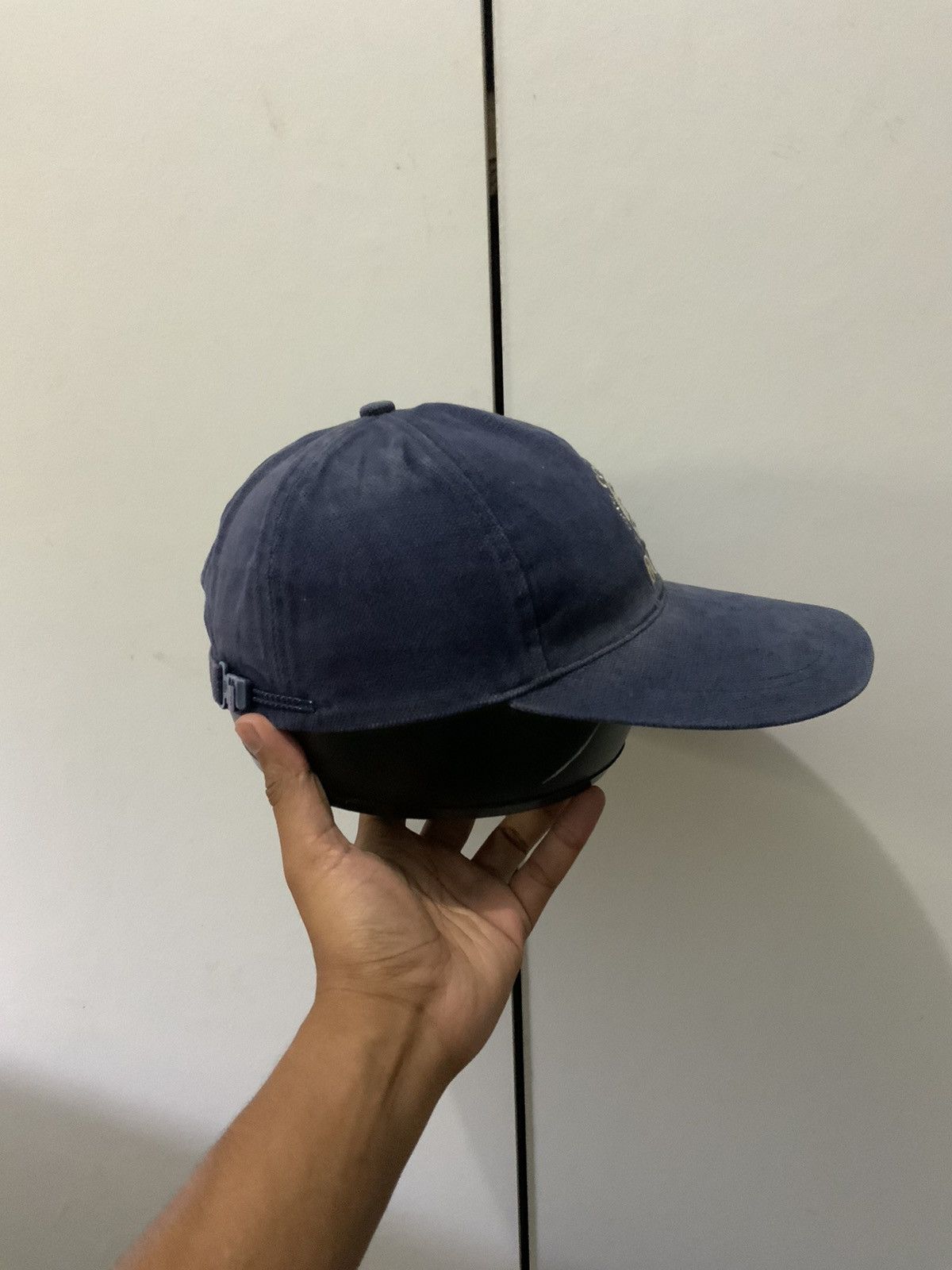 Japanese Brand Suntory Boss Coffee Indigo Fade Vintage Hat Size ONE SIZE - 5 Thumbnail