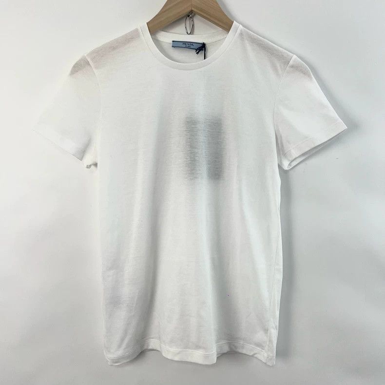 Prada Prada Classic pure version white round-neck short-sleeved Size US M / EU 48-50 / 2 - 1 Thumbnail